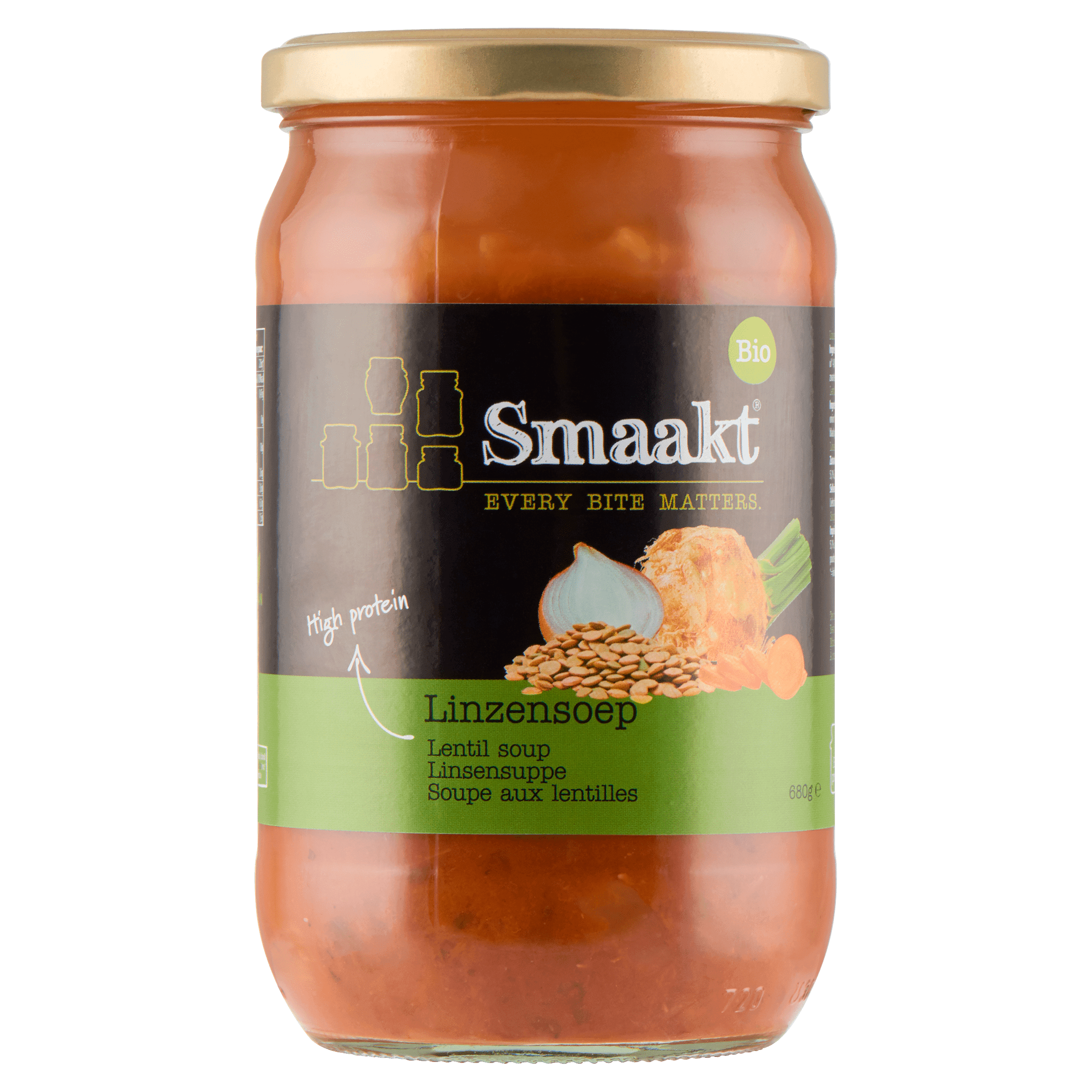 Smaakt Linzensoep biologisch