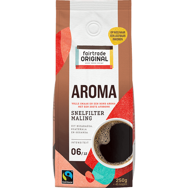 Fairtrade Original Snelfilterkoffie Aroma