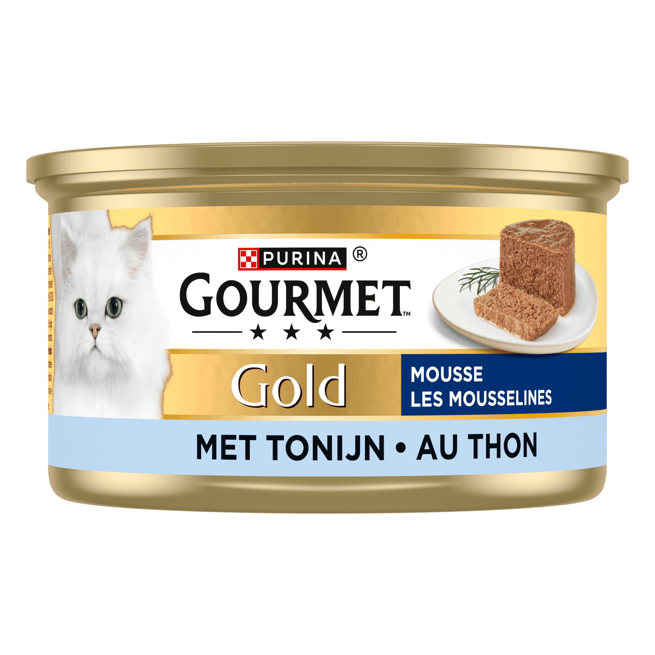 Gourmet Gold mousse kattenvoer nat met tonijn