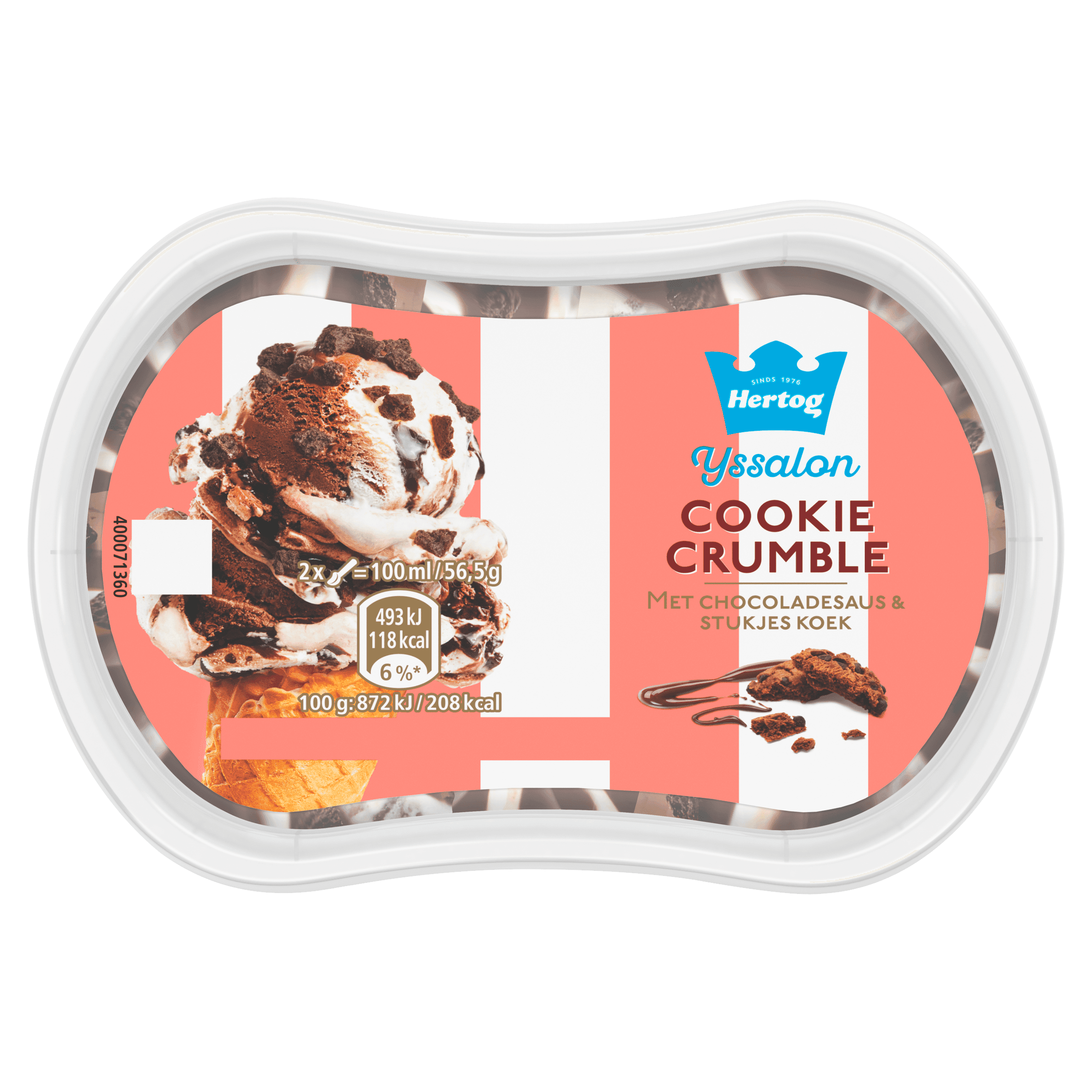 Hertog IJssalon mini cookie crumble