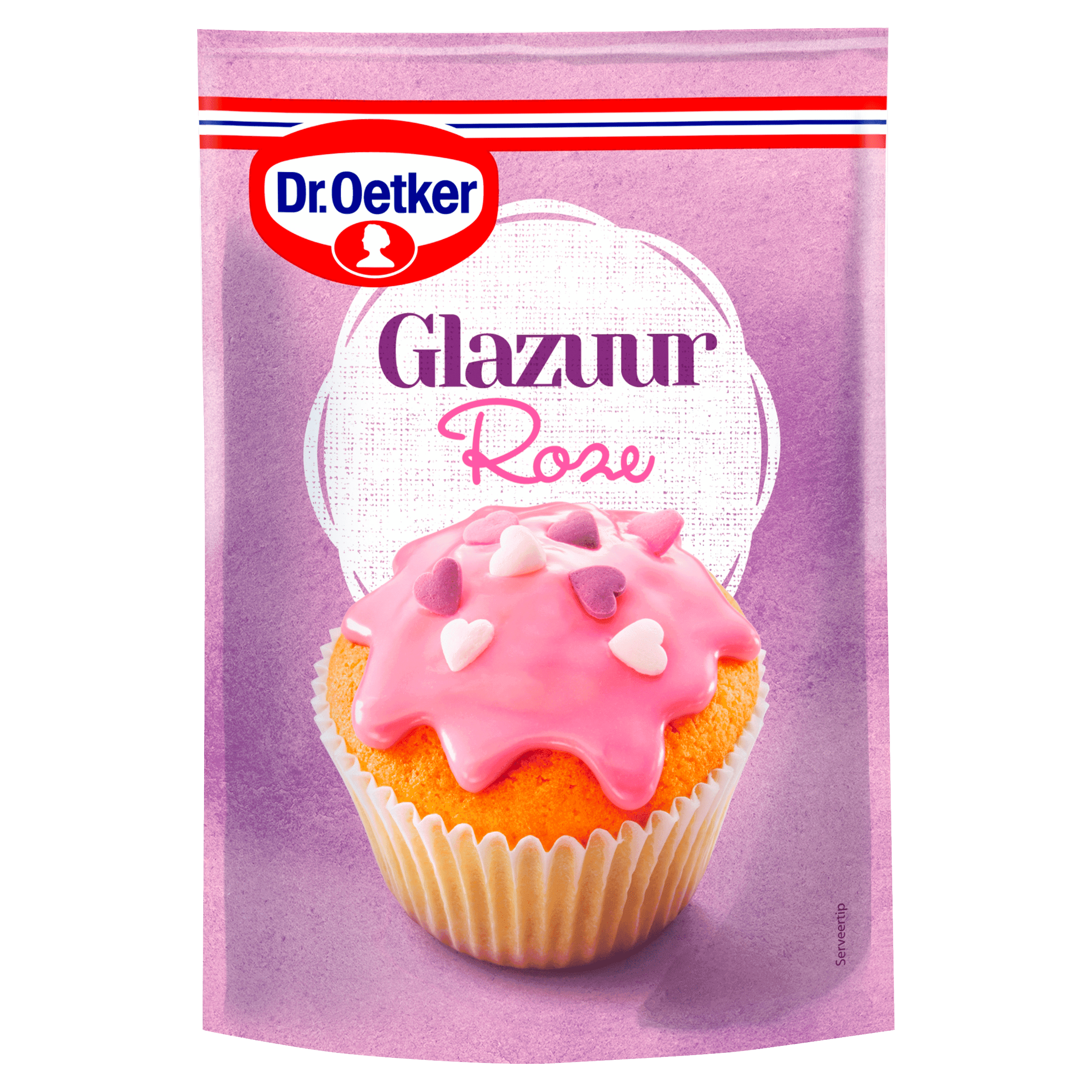 Dr. Oetker roze glazuur