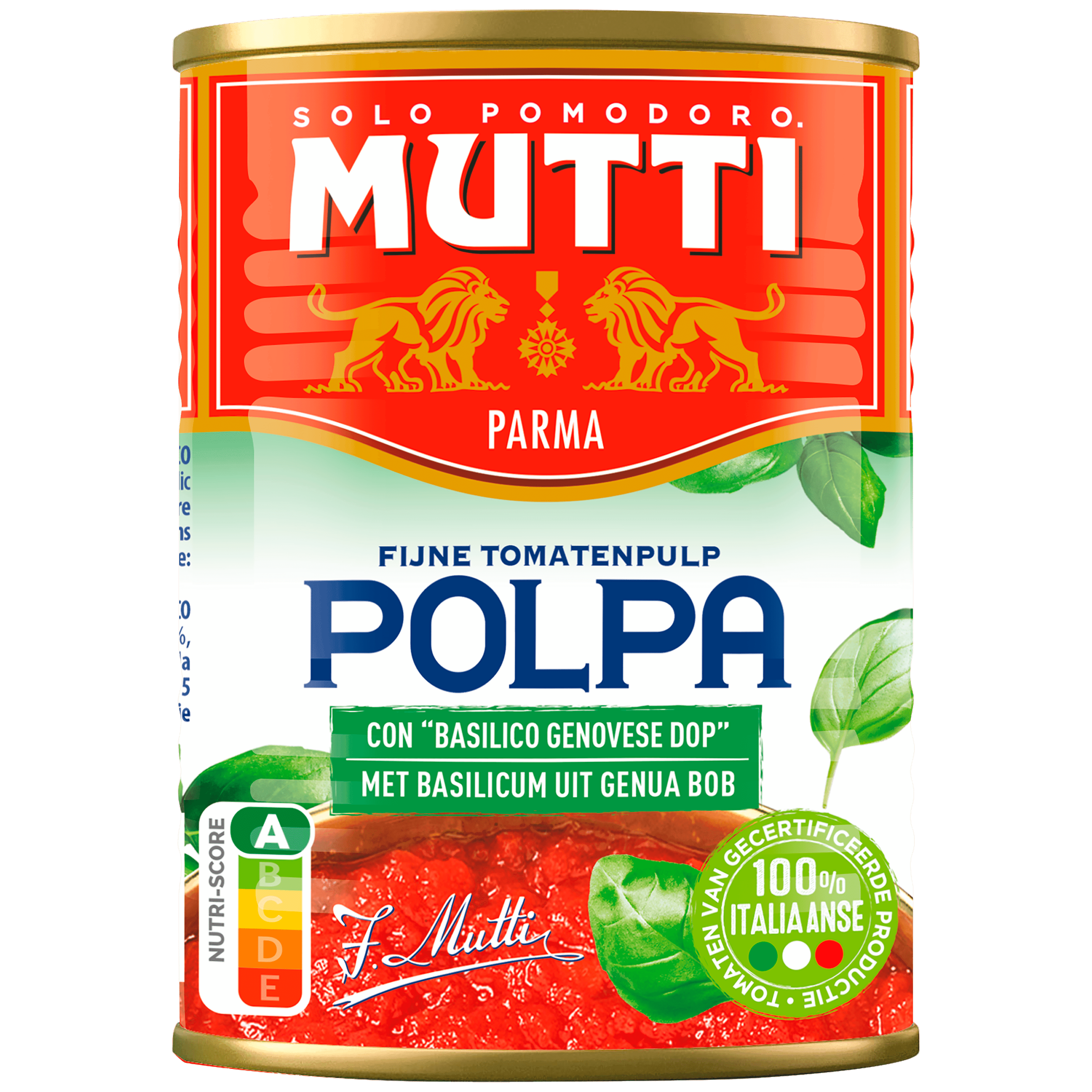 Mutti Polpa Basilicum