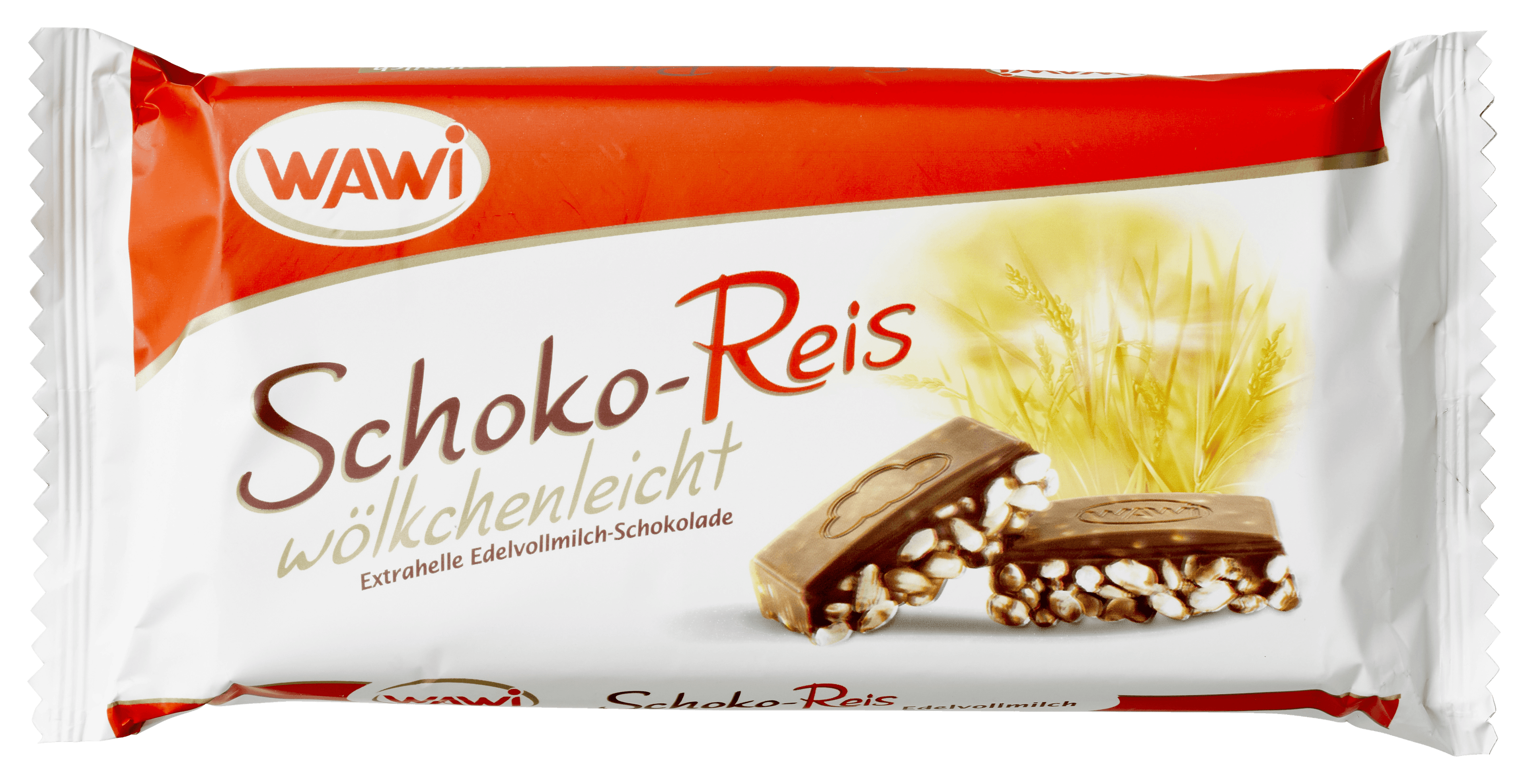 Wawi Tablet gepofte rijst met melkchocolade