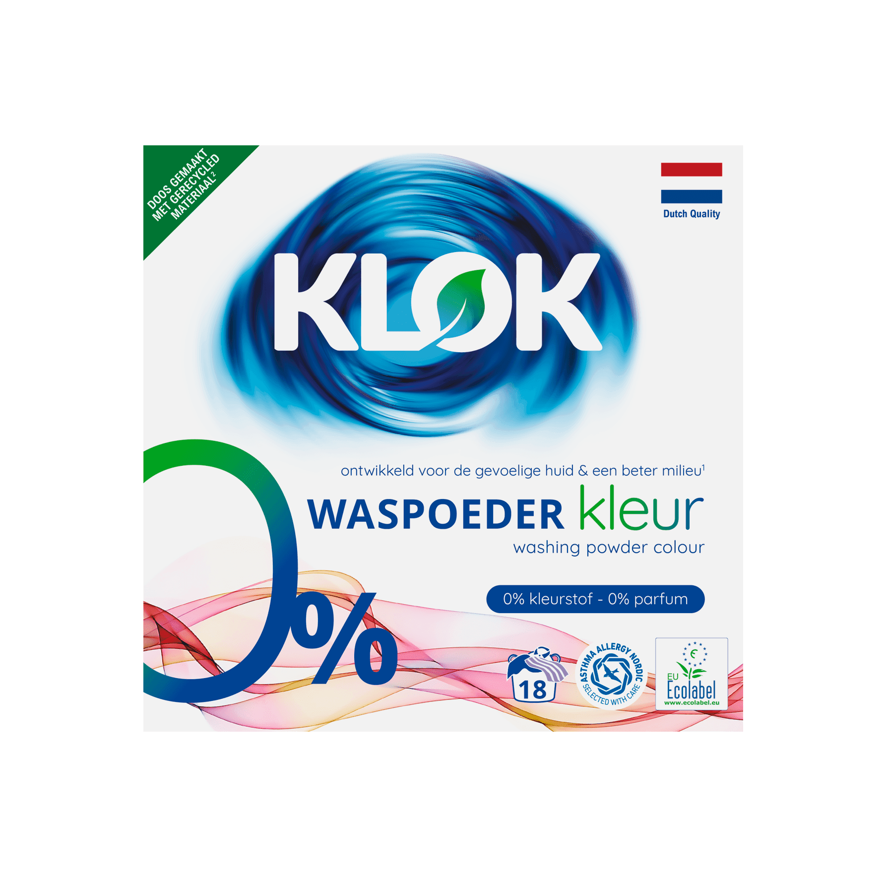 De Klok Eco kleur poeder 18 sc