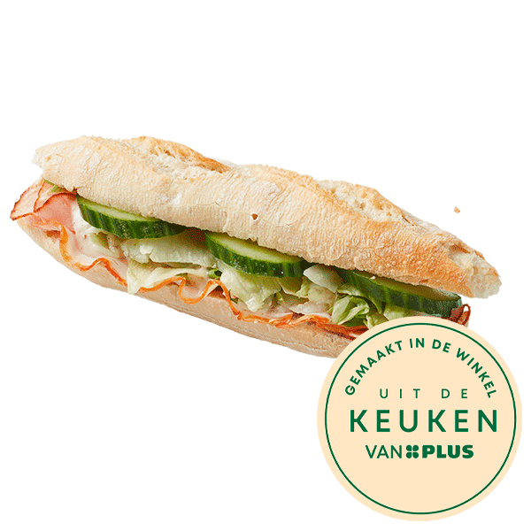 Uit de keuken van Meergranen baguette beenham hon. most