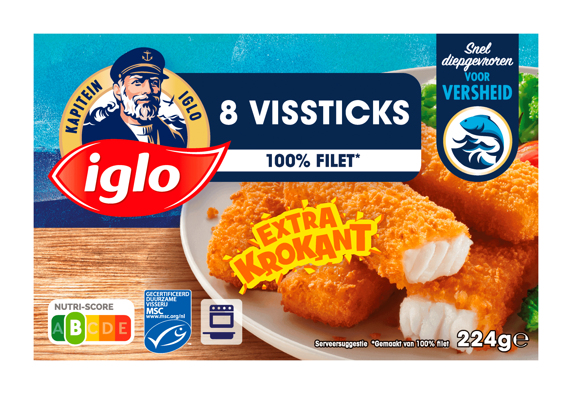 Iglo Vissticks 8 stuks