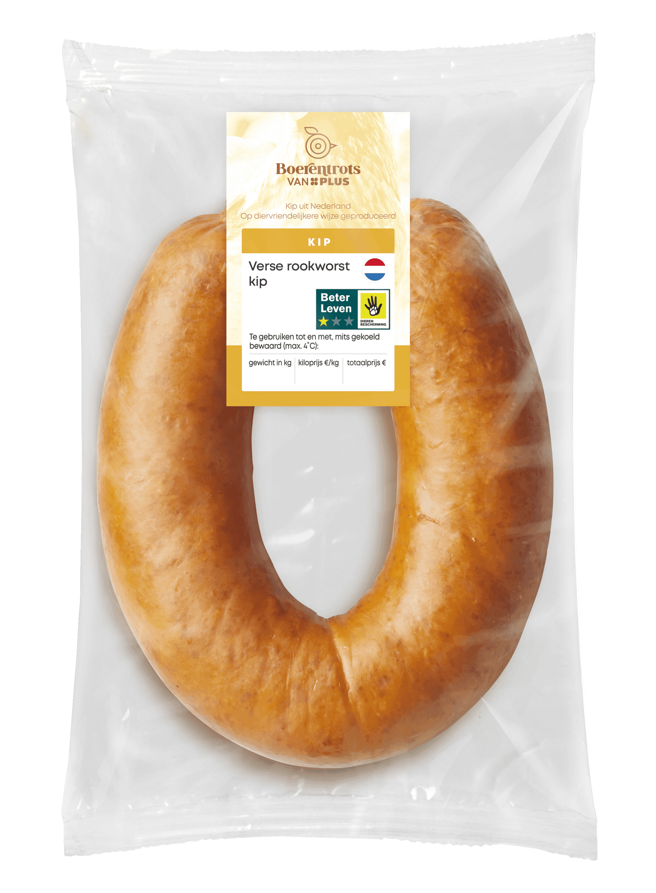 PLUS Boerentrots Verse rookworst kip