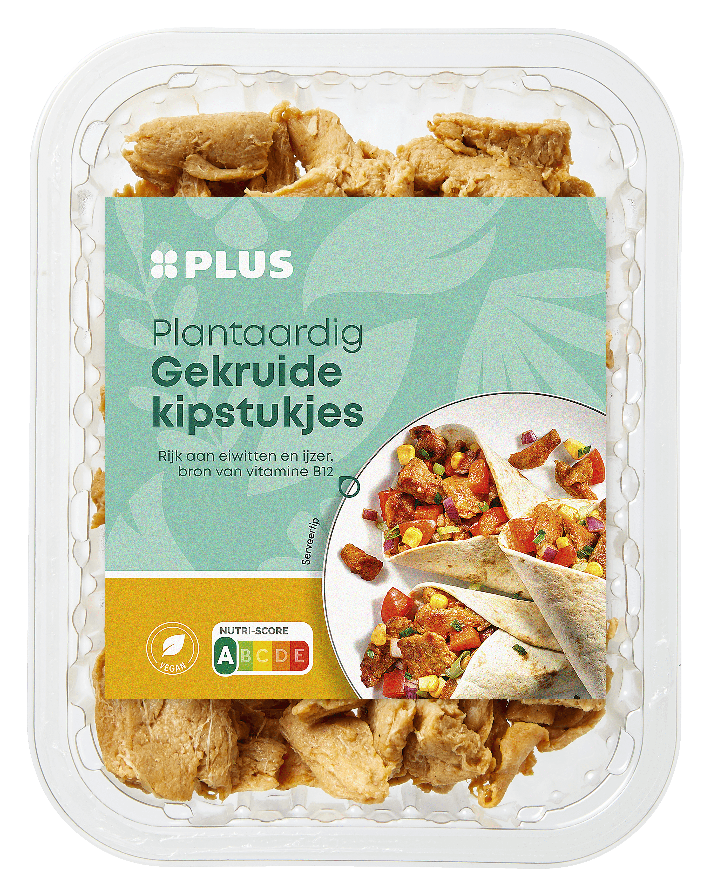PLUS Plantaardige gekruide kipstukjes