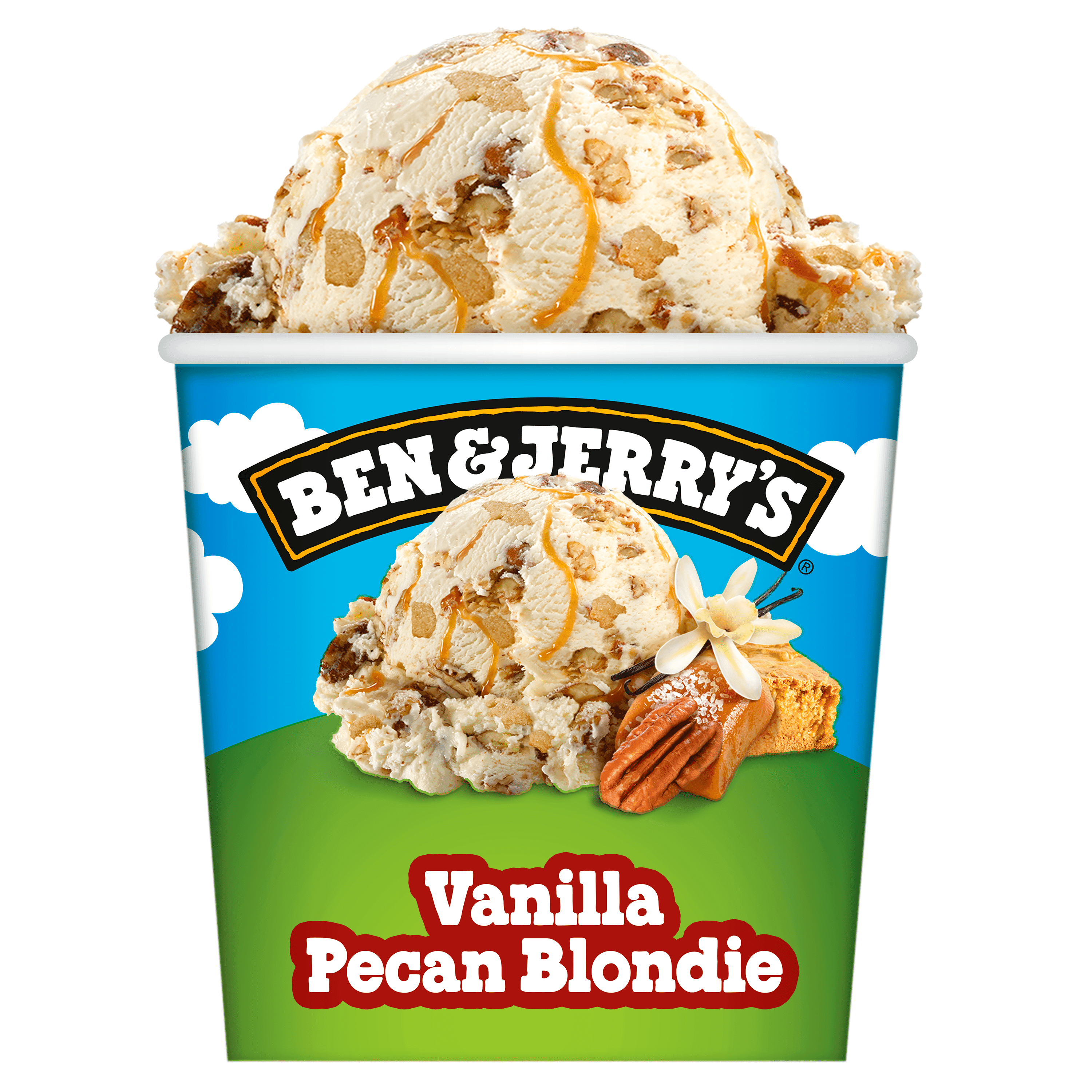 Ben&Jerry's Vanilla pecan blondie