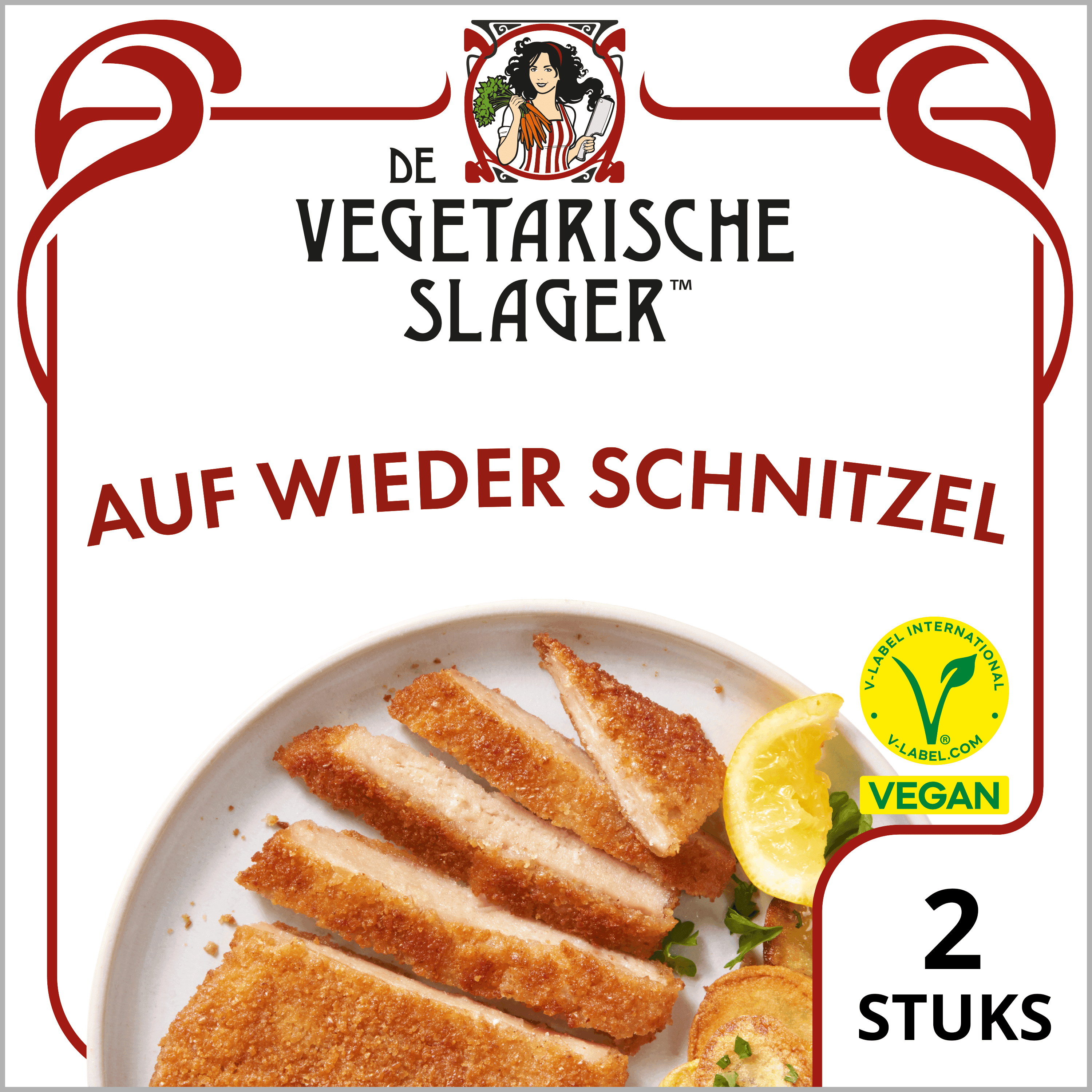 Vegetarische Slager Auf wiederschnitzel