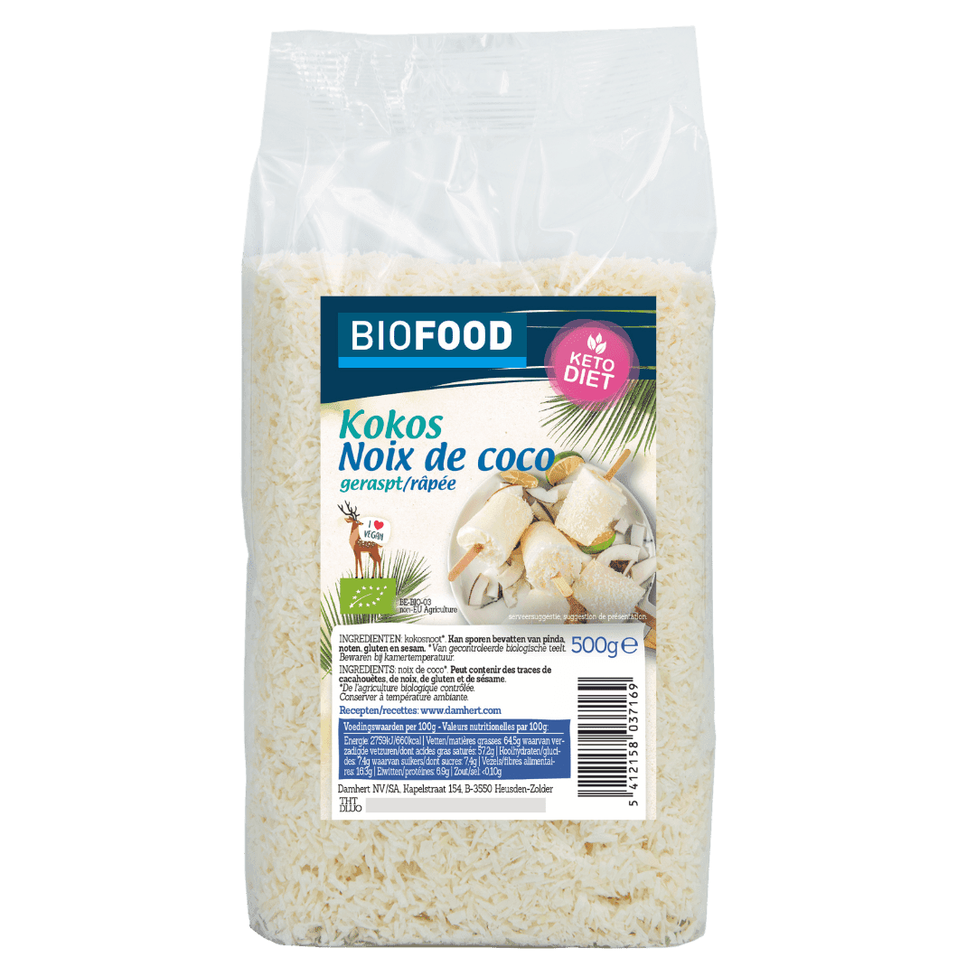 Biofood Kokos geraspt biologisch