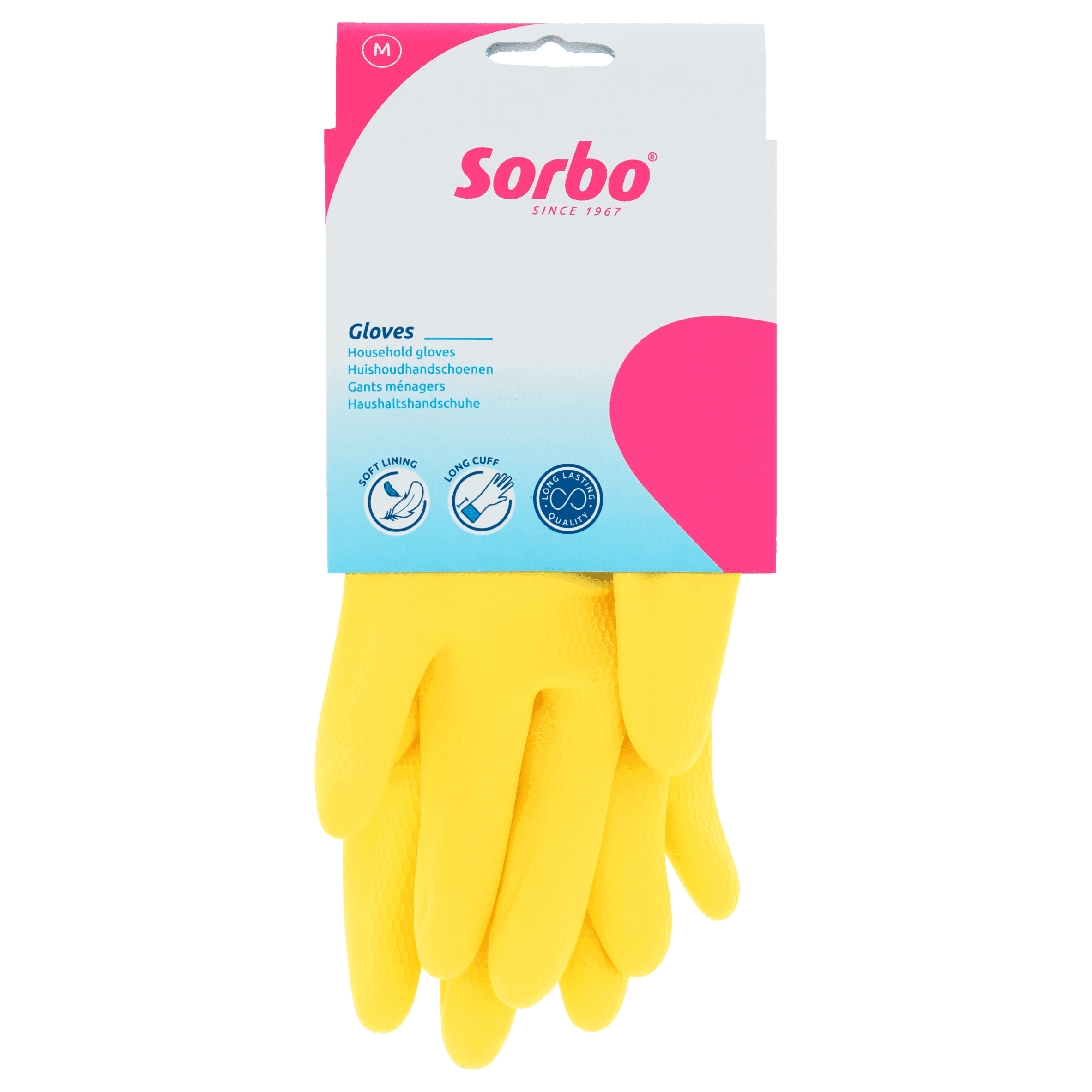 Greenminds Huishoudhandschoenen geel M