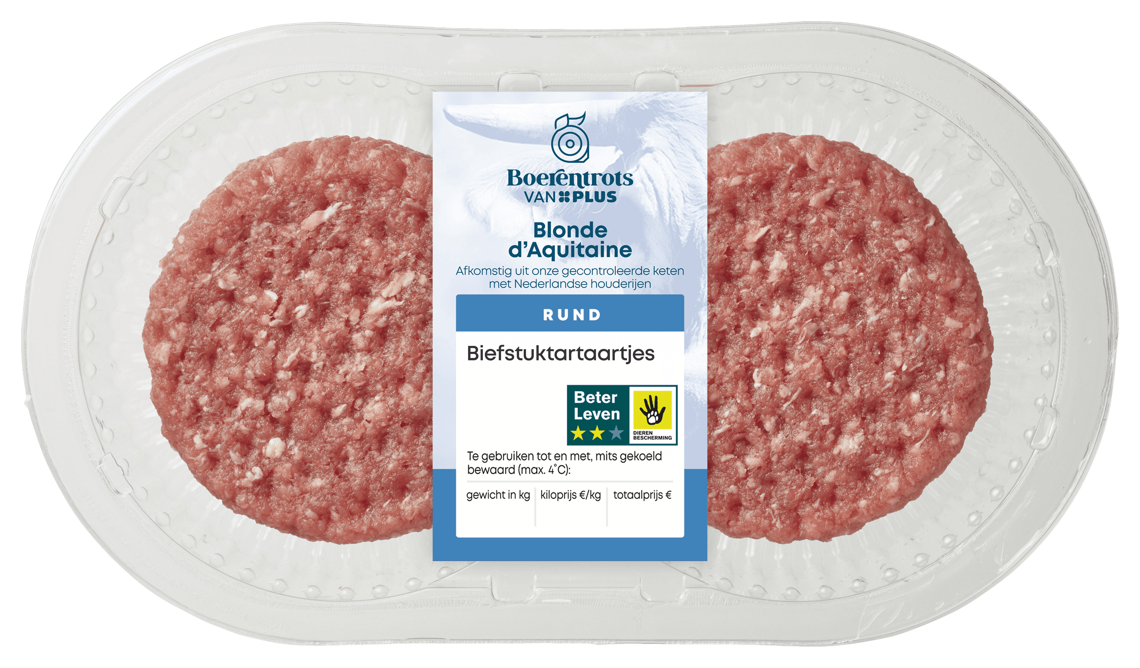 PLUS Boerentrots Biefstuktartaartjes 2 stuks