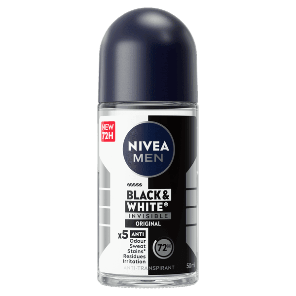 Nivea For Men Deo roller invisible black&white