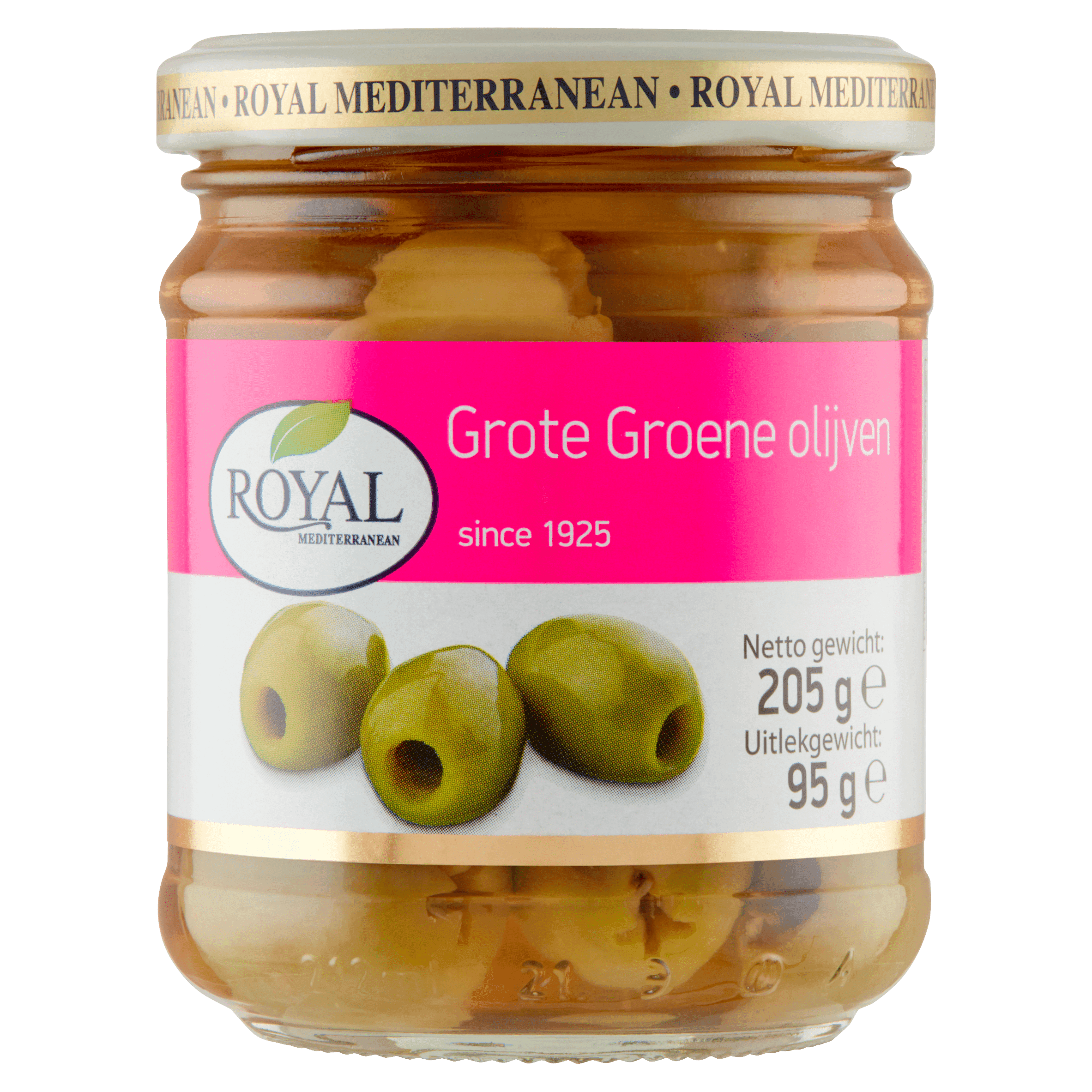 Royal Grote Groene olijven