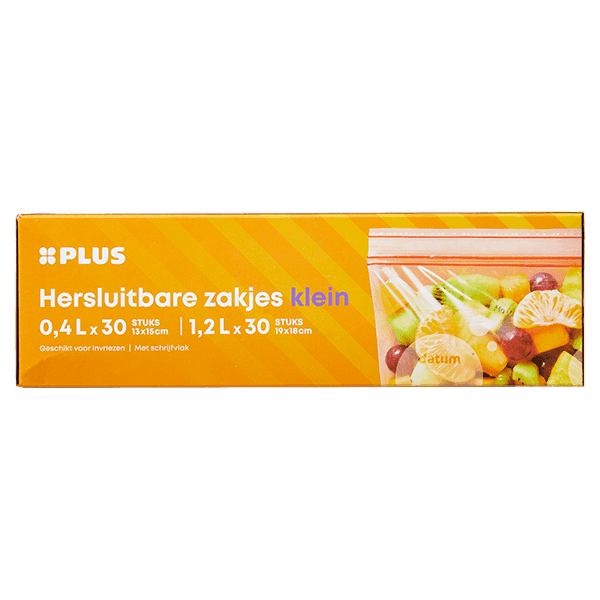 PLUS Hersluitbare zakjes klein