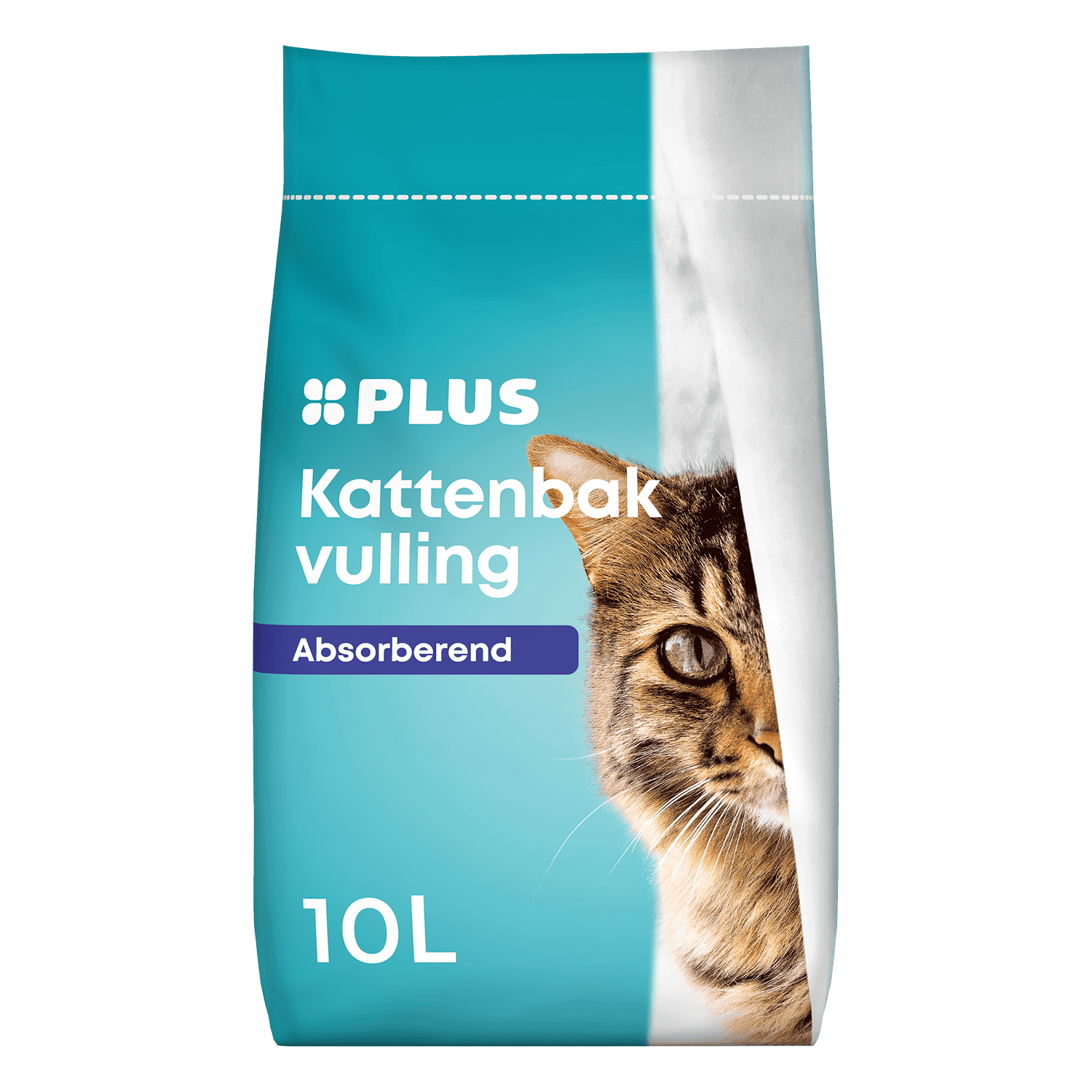 PLUS Kattenbakvulling absorberend 10 liter