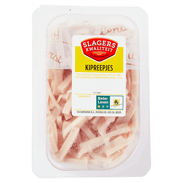 Slagers kwaliteit Kipreepjes