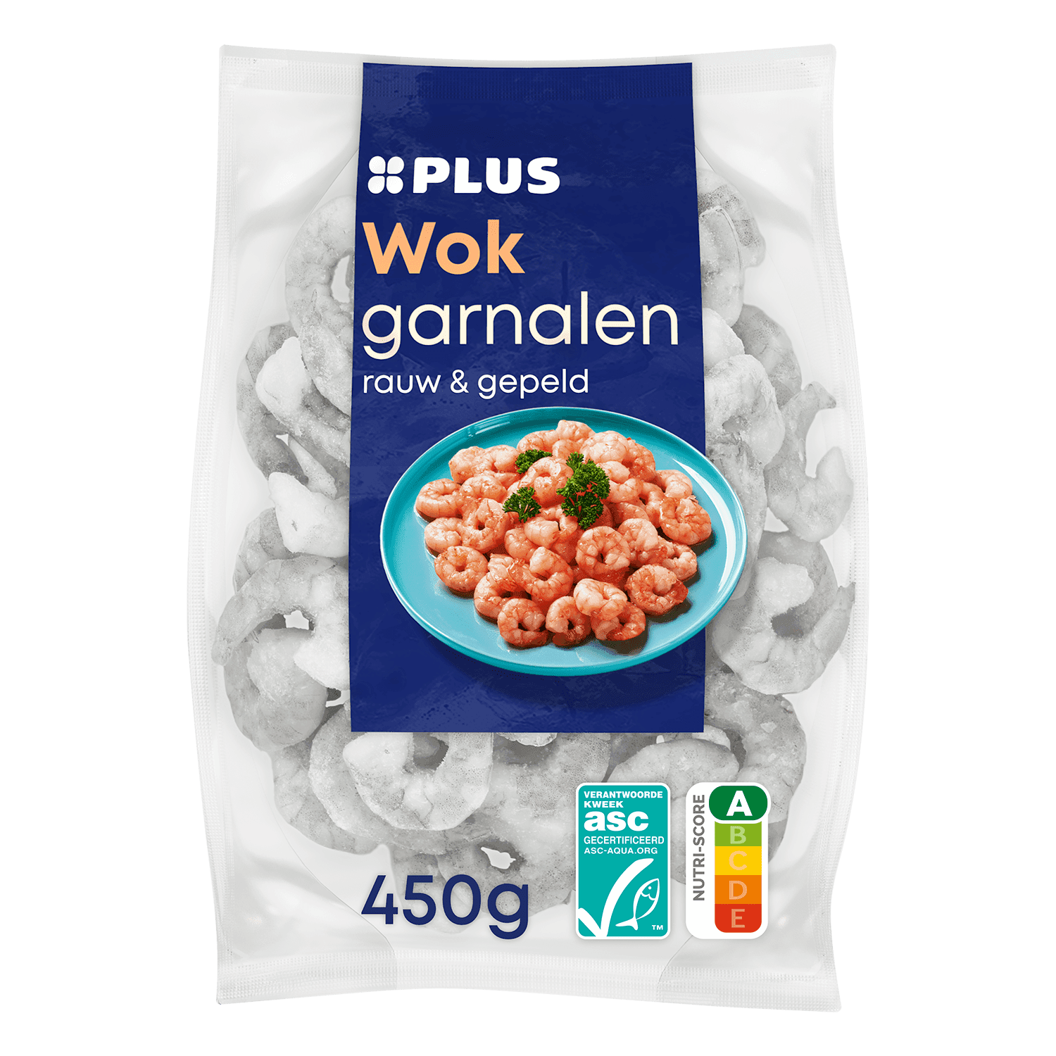 PLUS Wokgarnalen rauw & gepeld