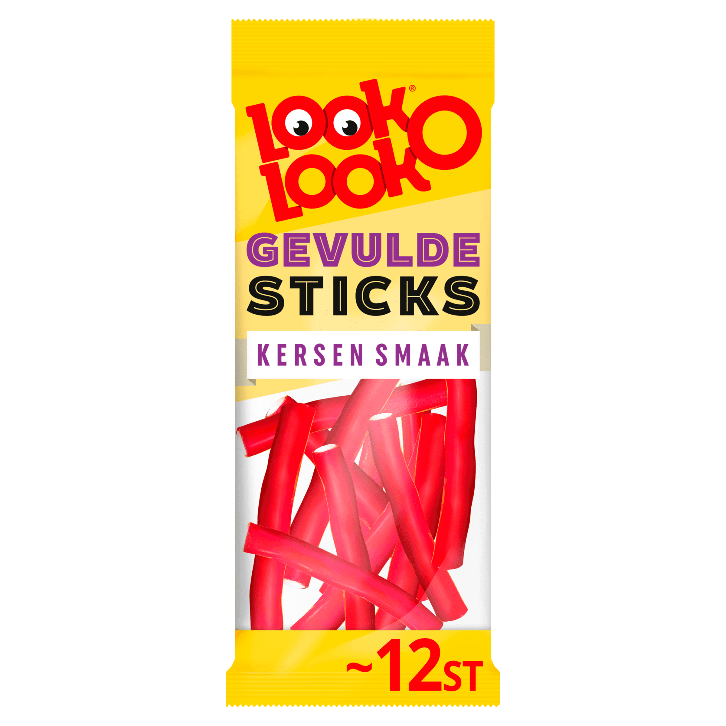 Look o Look Look-O-Look Gevulde Kersen Sticks