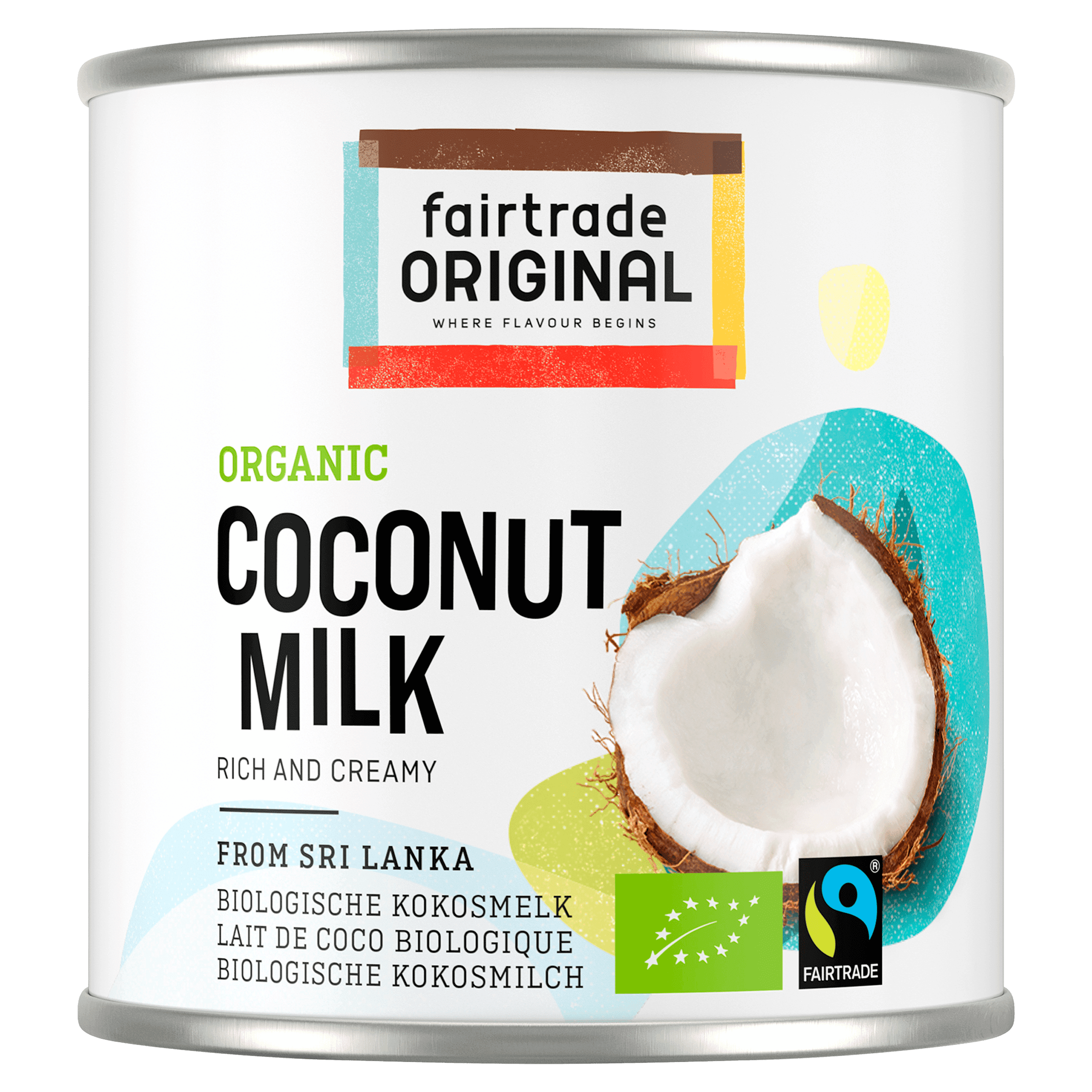 Fairtrade Original Kokosmelk Fairtrade bio