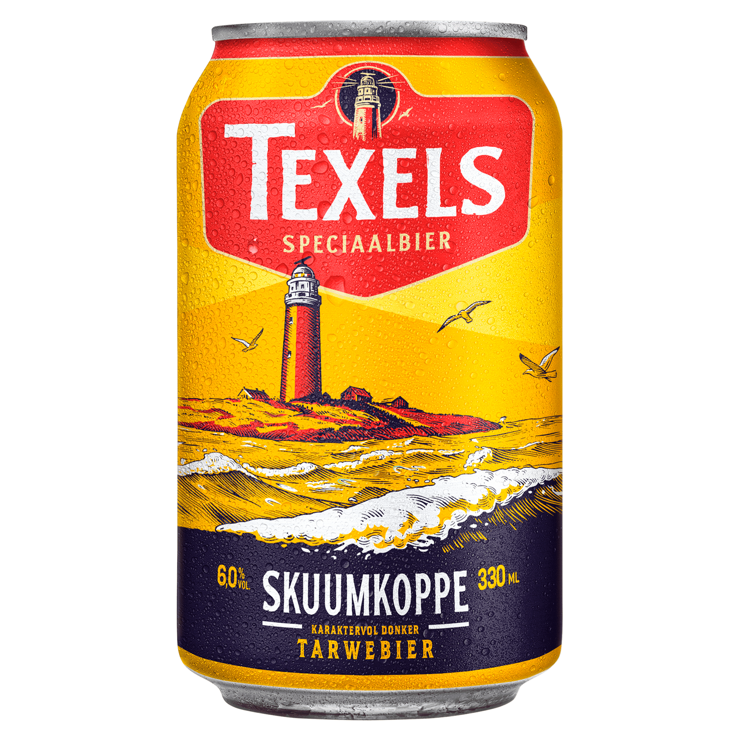 Texels Skuumkoppe bier blik