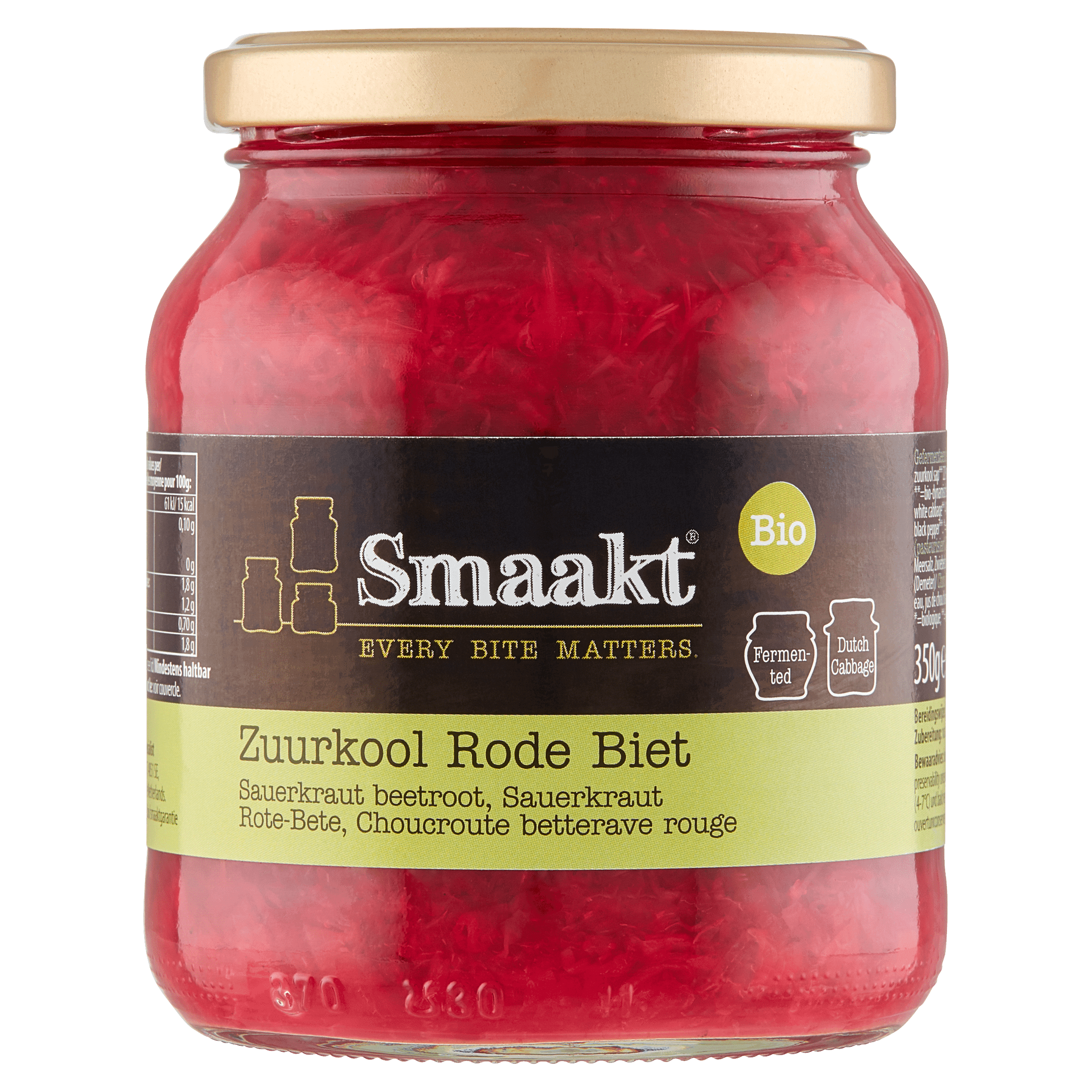 Smaakt Zuurkool & rode biet bio