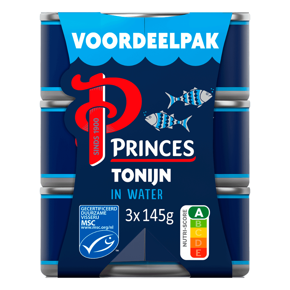 Princes Tonijnstukken in water MSC 3 p