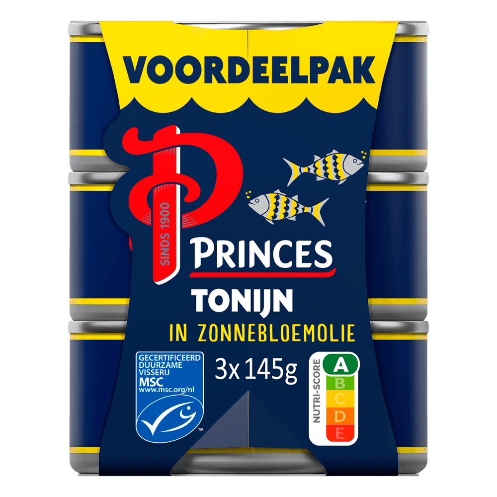 Princes Tonijnstukken zonneblo MSC 3p