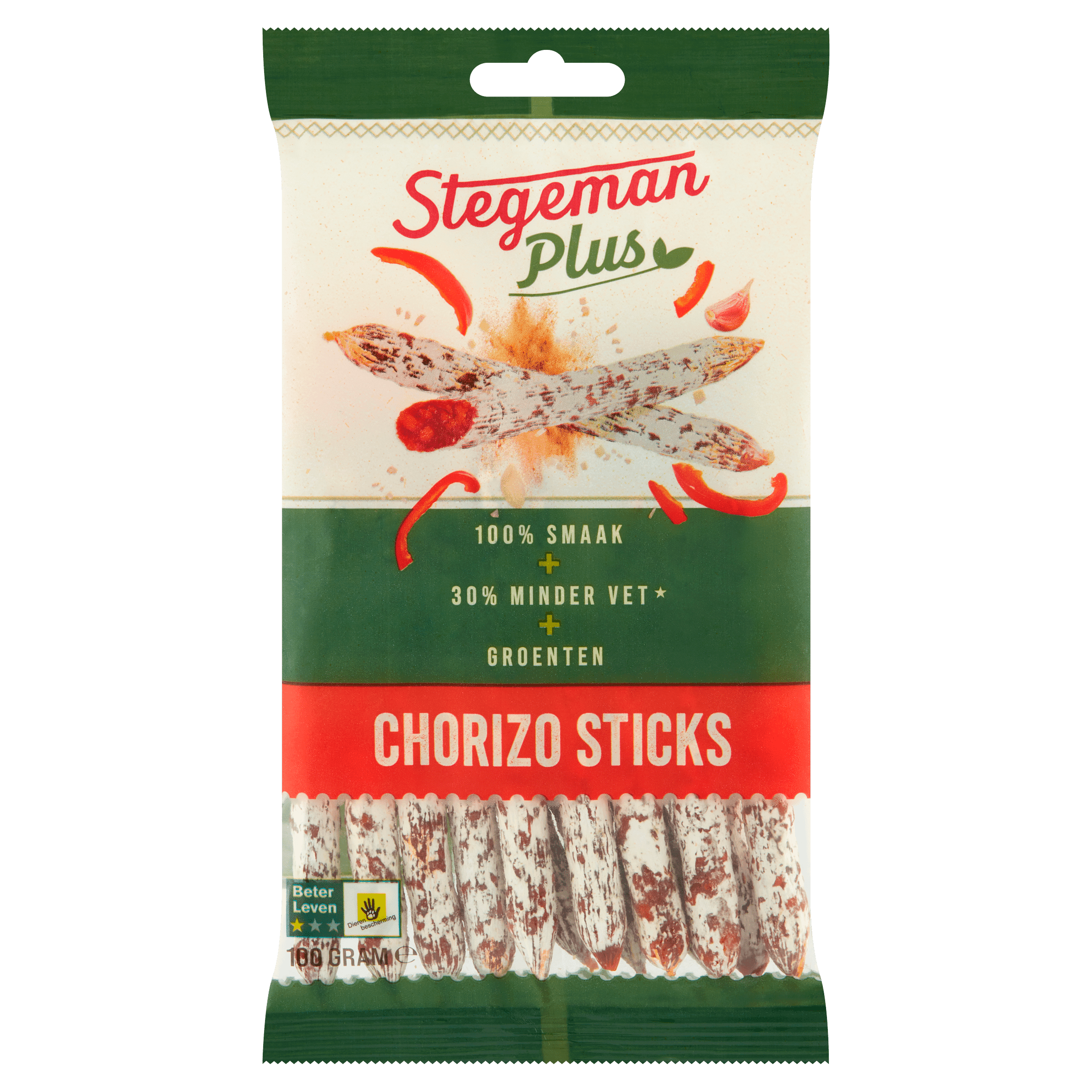Stegeman Plus Chorizo sticks