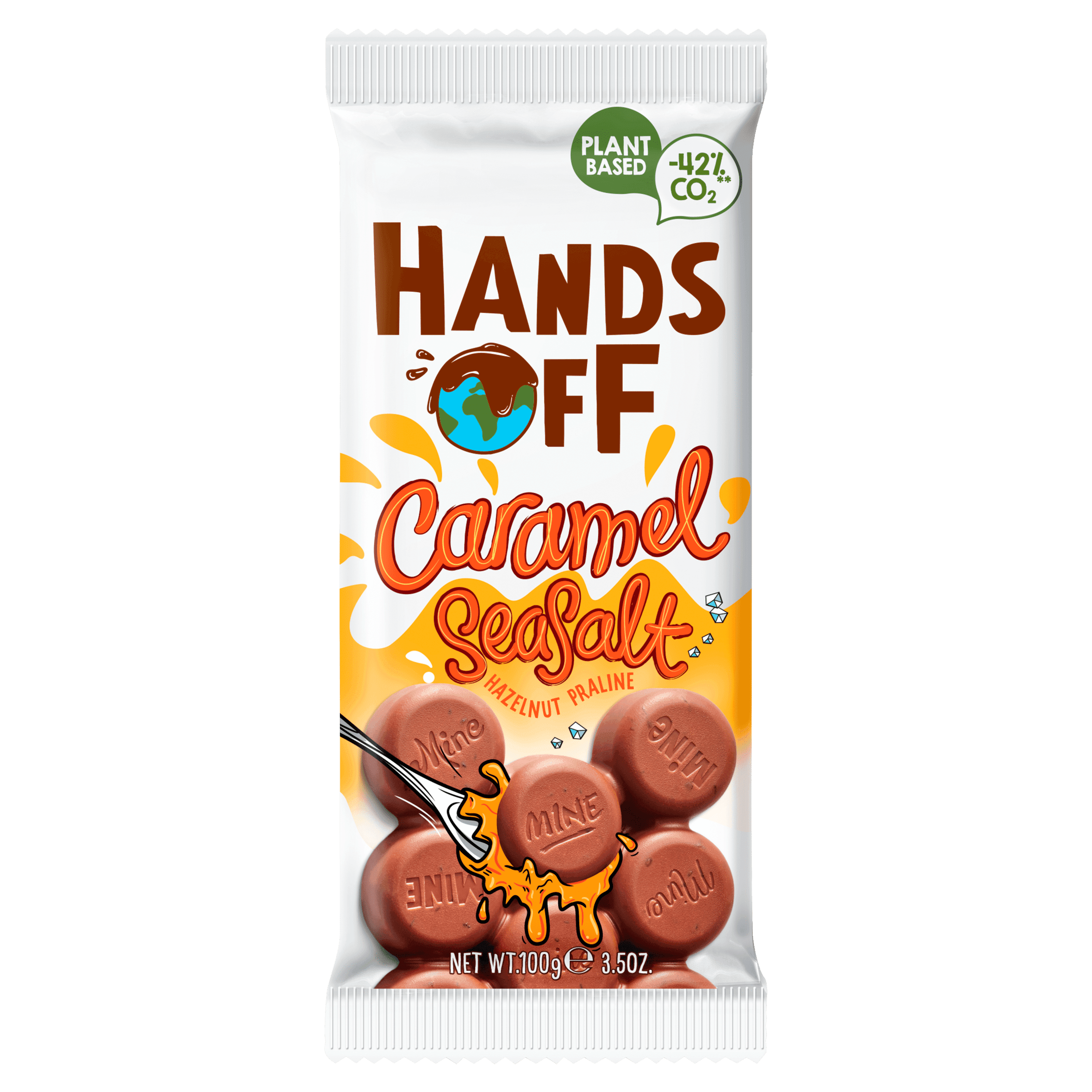 Hands off Vegan caramel seasalt