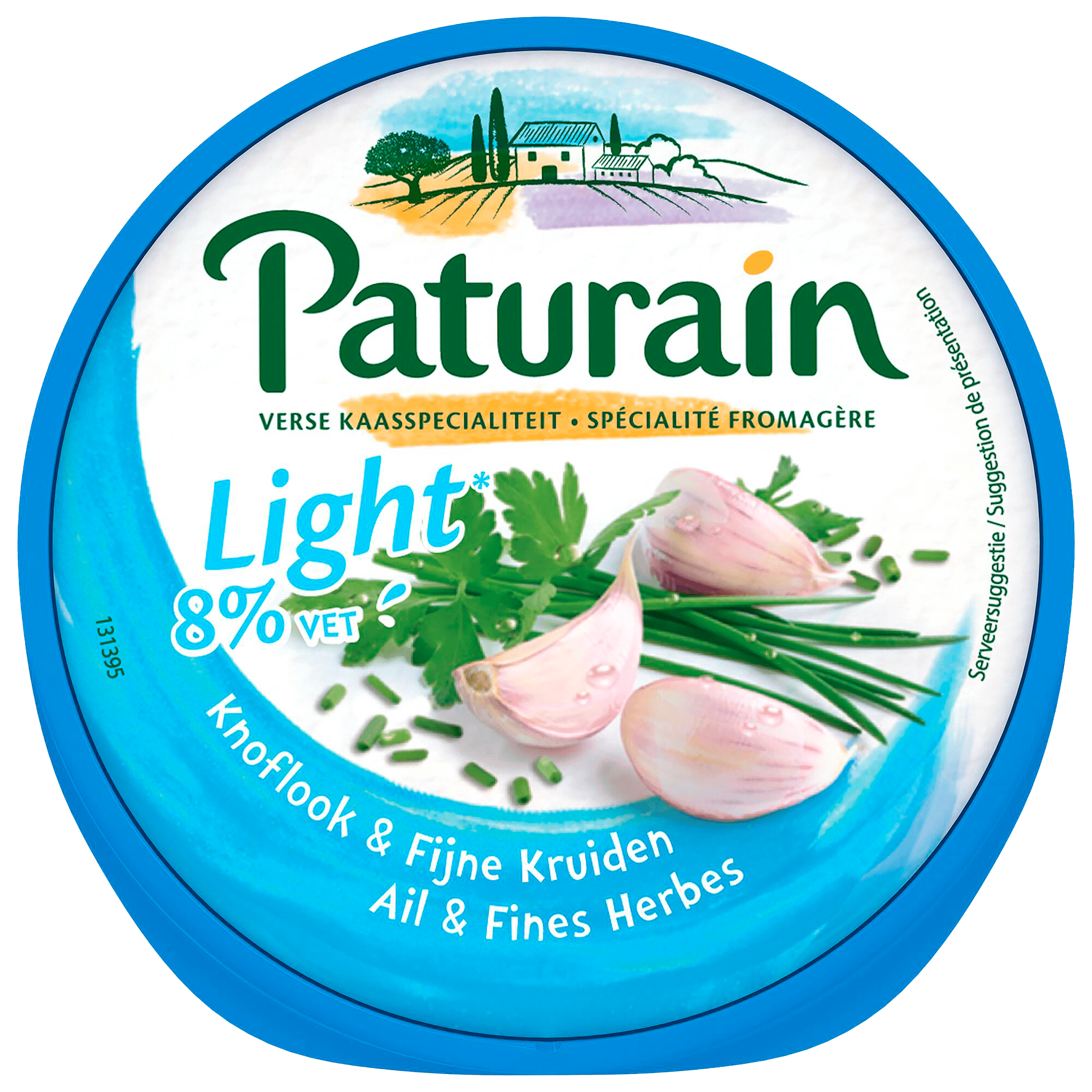 Paturain Roomkaas knoflook fijne kruiden light