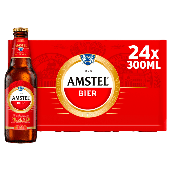Amstel Pilsener bier fles