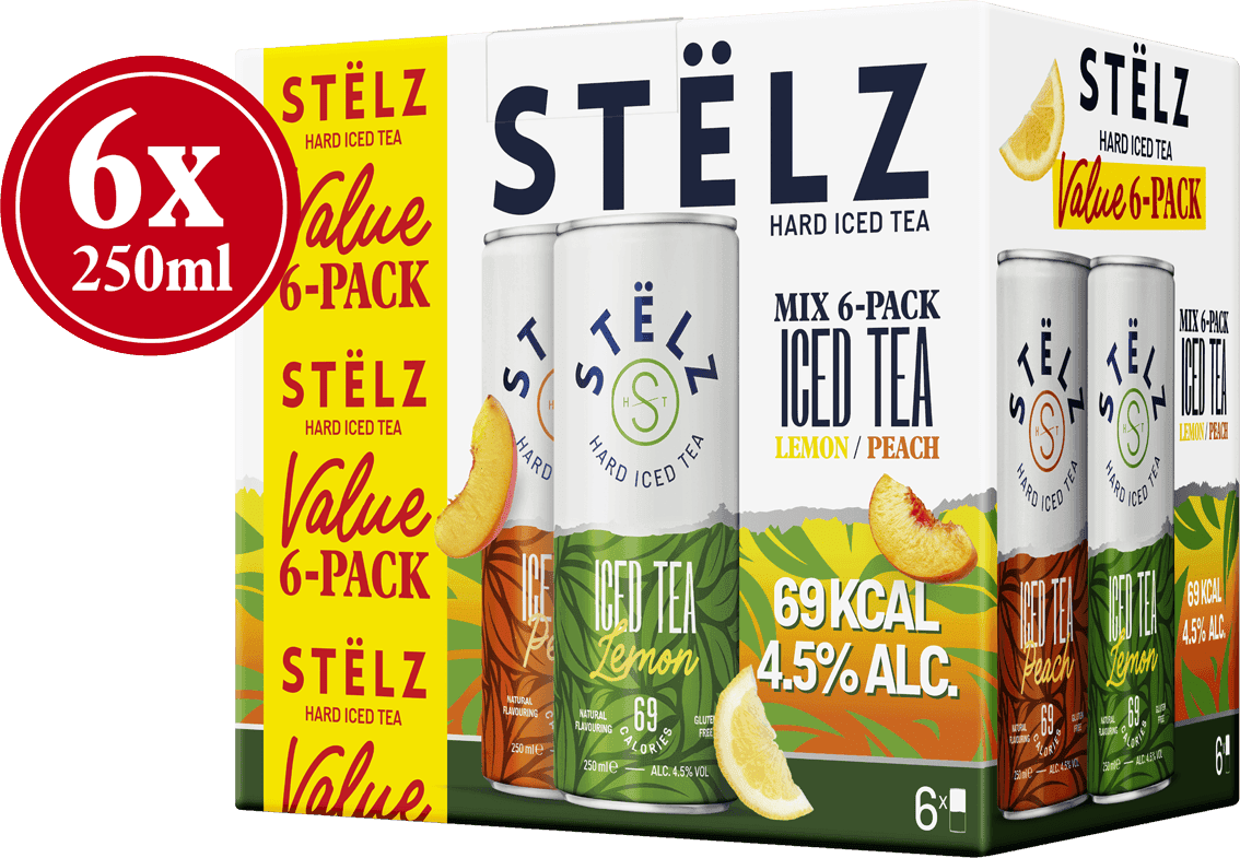 Stëlz Hard Iced Iced Tea Lemon & Peach
