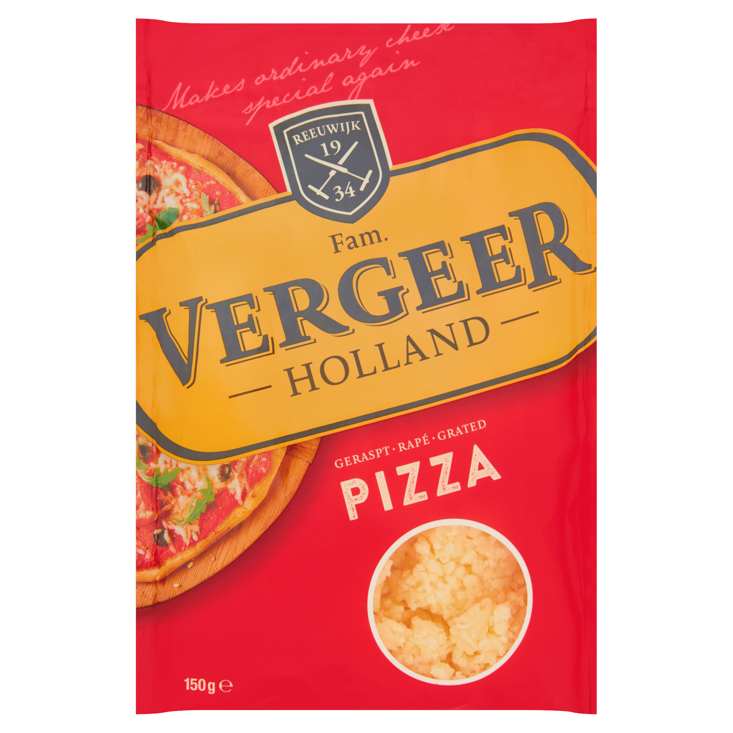 Vergeer Geraspte kaas pizza