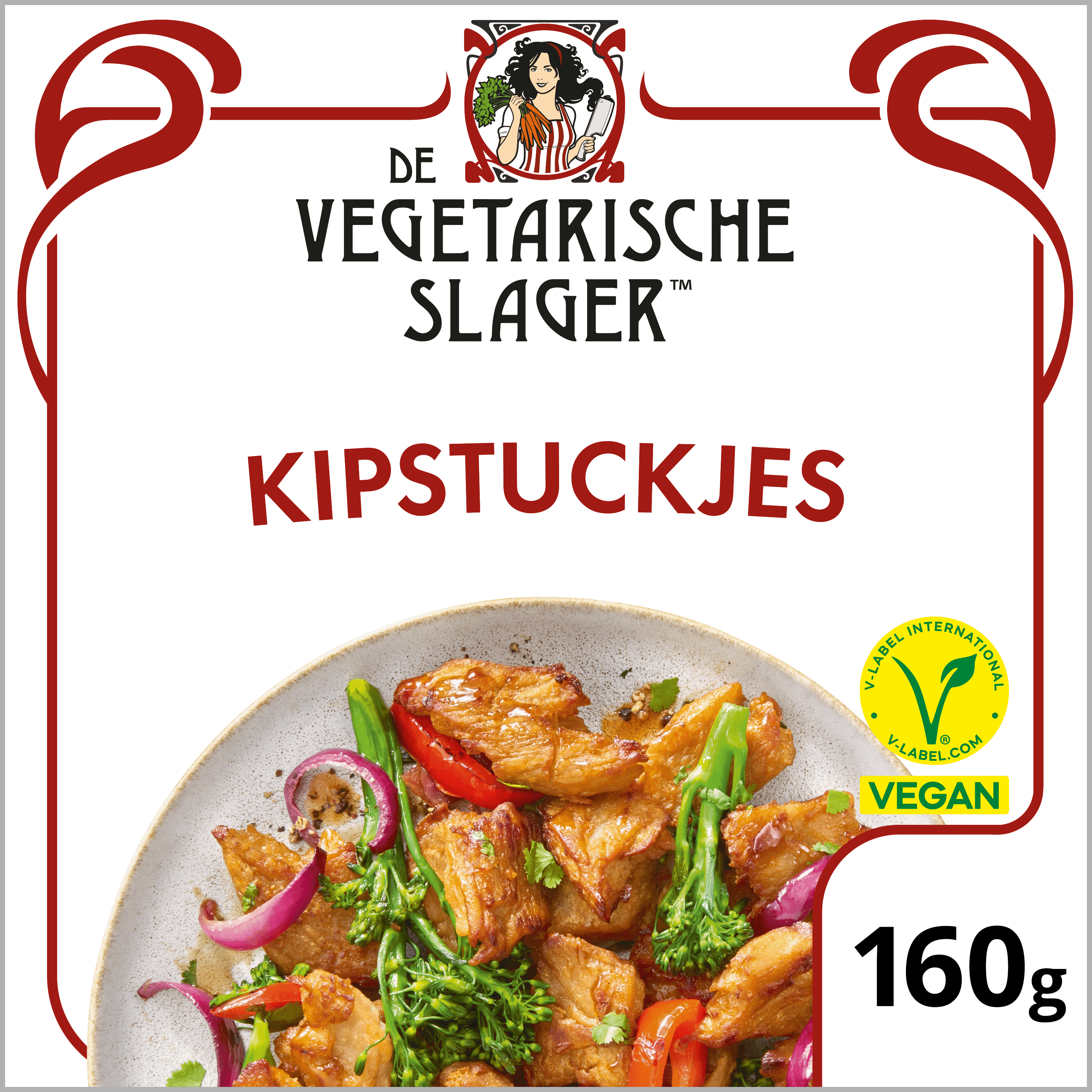Vegetarische Slager Vegan kip stuckjes