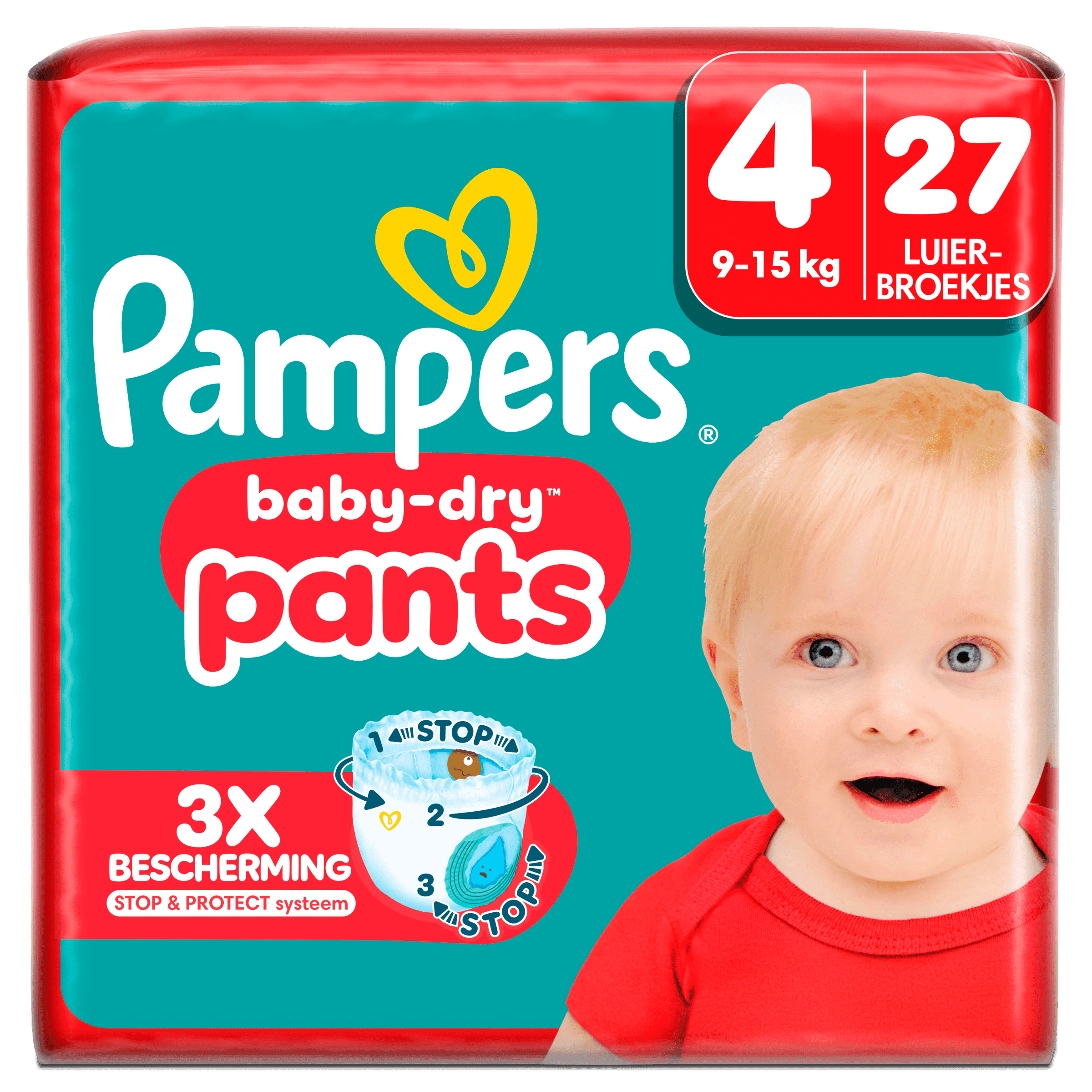 Pampers Baby-dry pants maat 4 key size