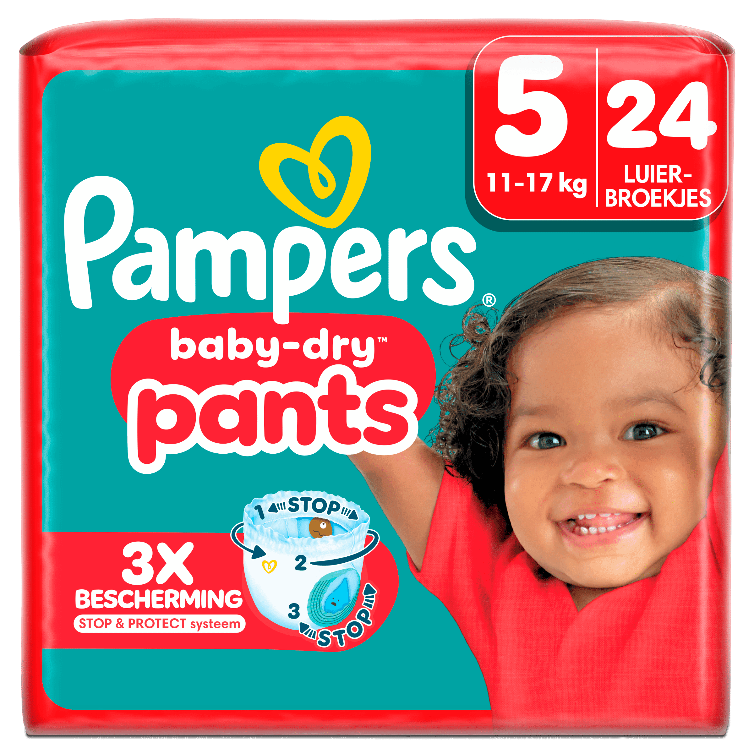 Pampers Baby-dry pants maat 5 key size