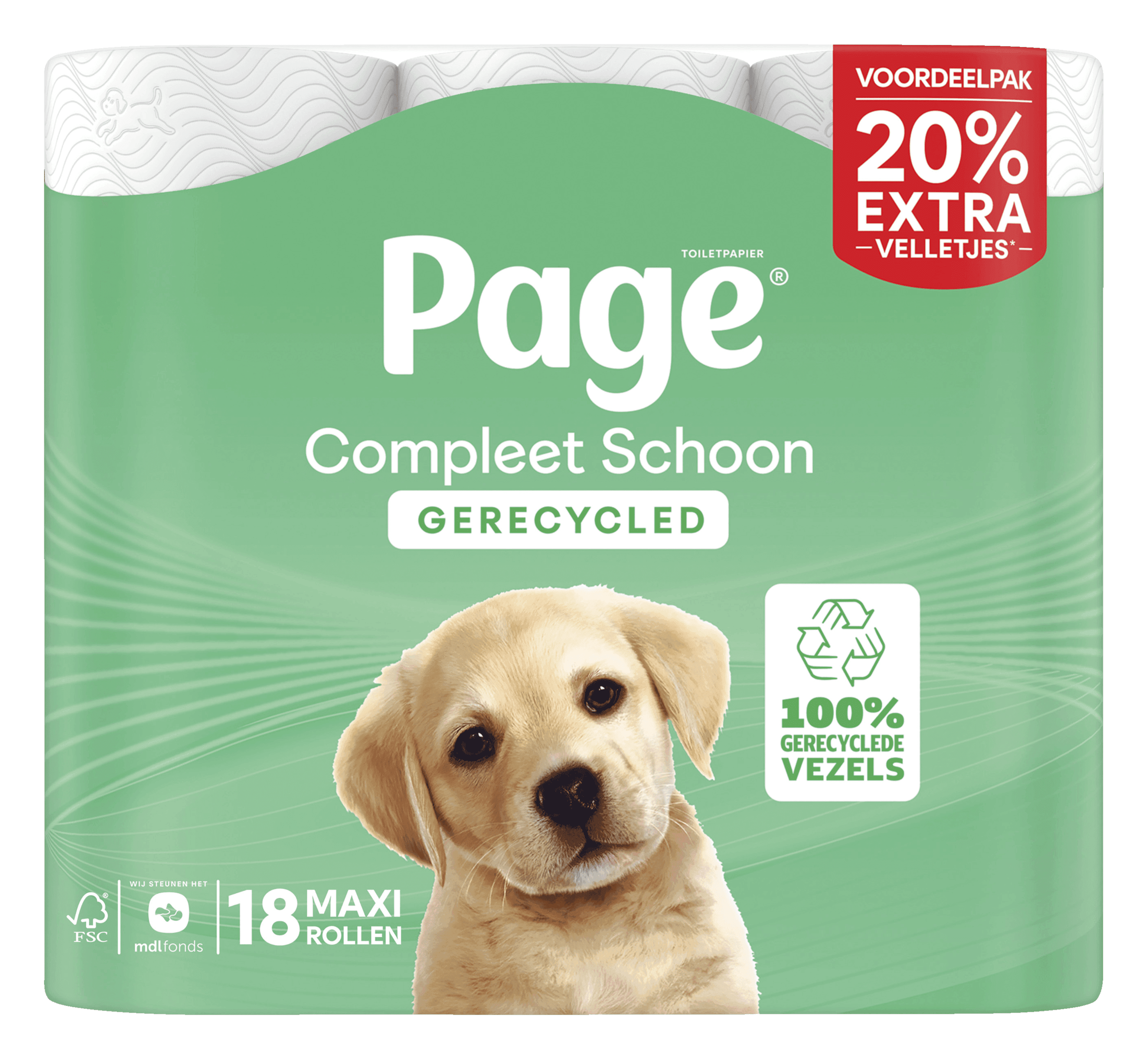 Page Compleet Schoon Recycled Toiletpapier