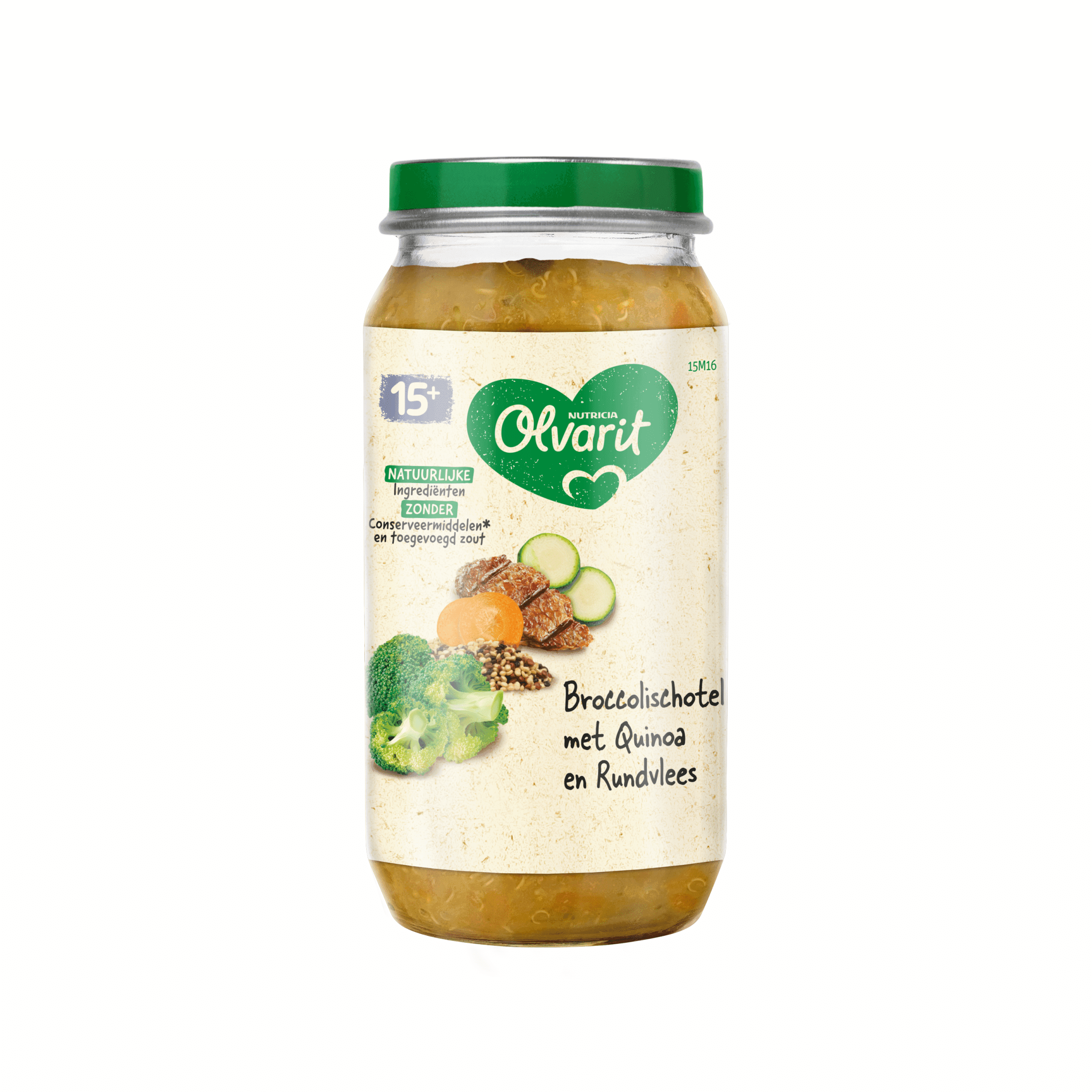Olvarit 15M16 Broccolischotel quinoa rundvlees