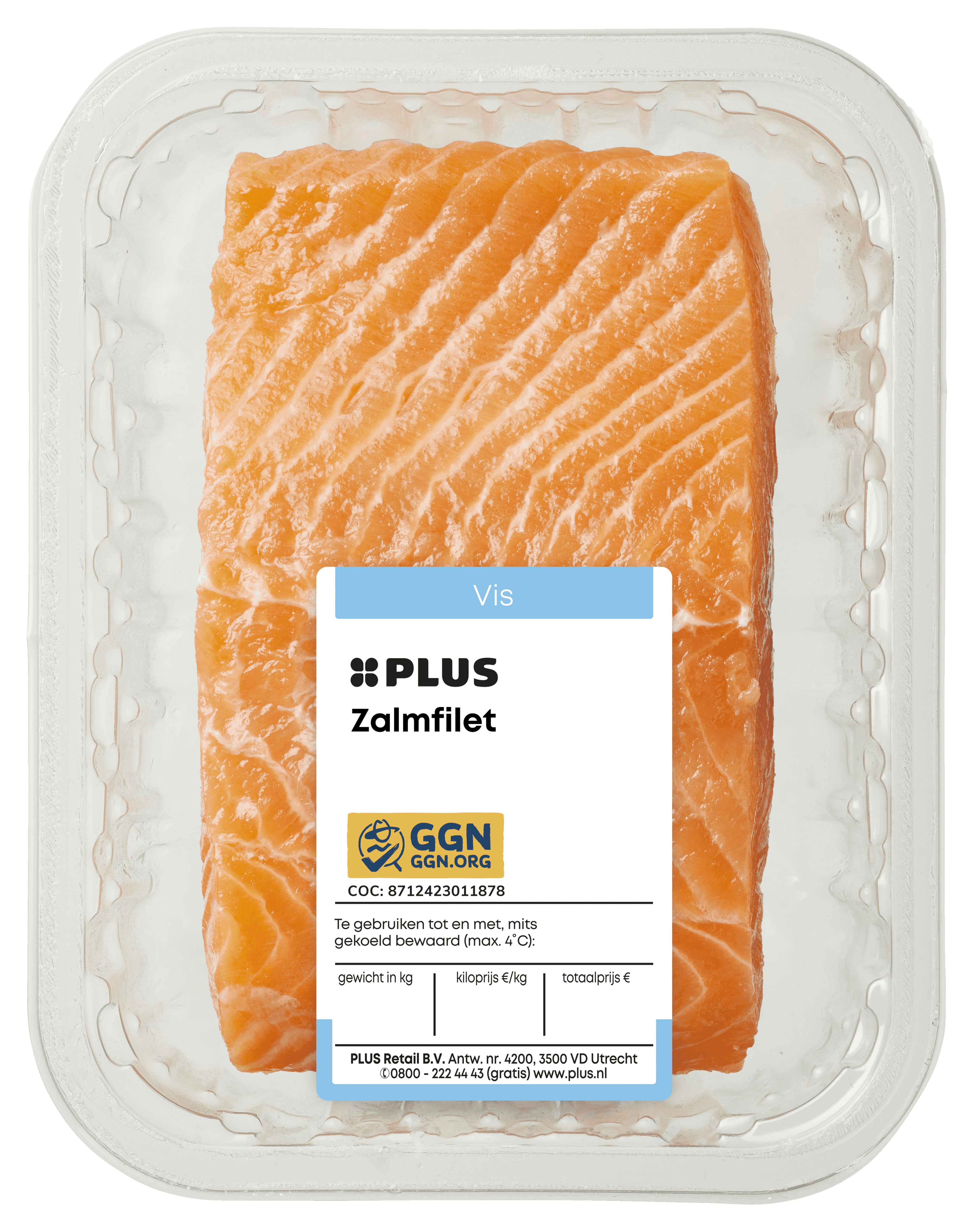 PLUS Zalmfilet zonder huid