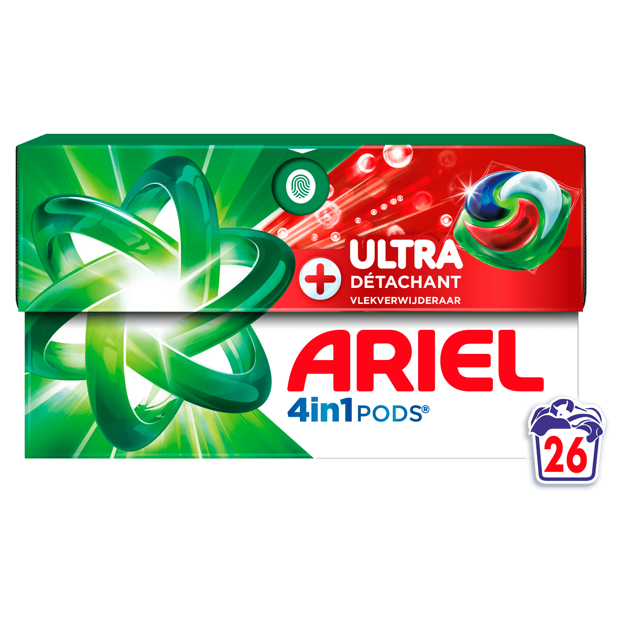 Ariel + Pods 4in1 ultra vlekverwijderaar