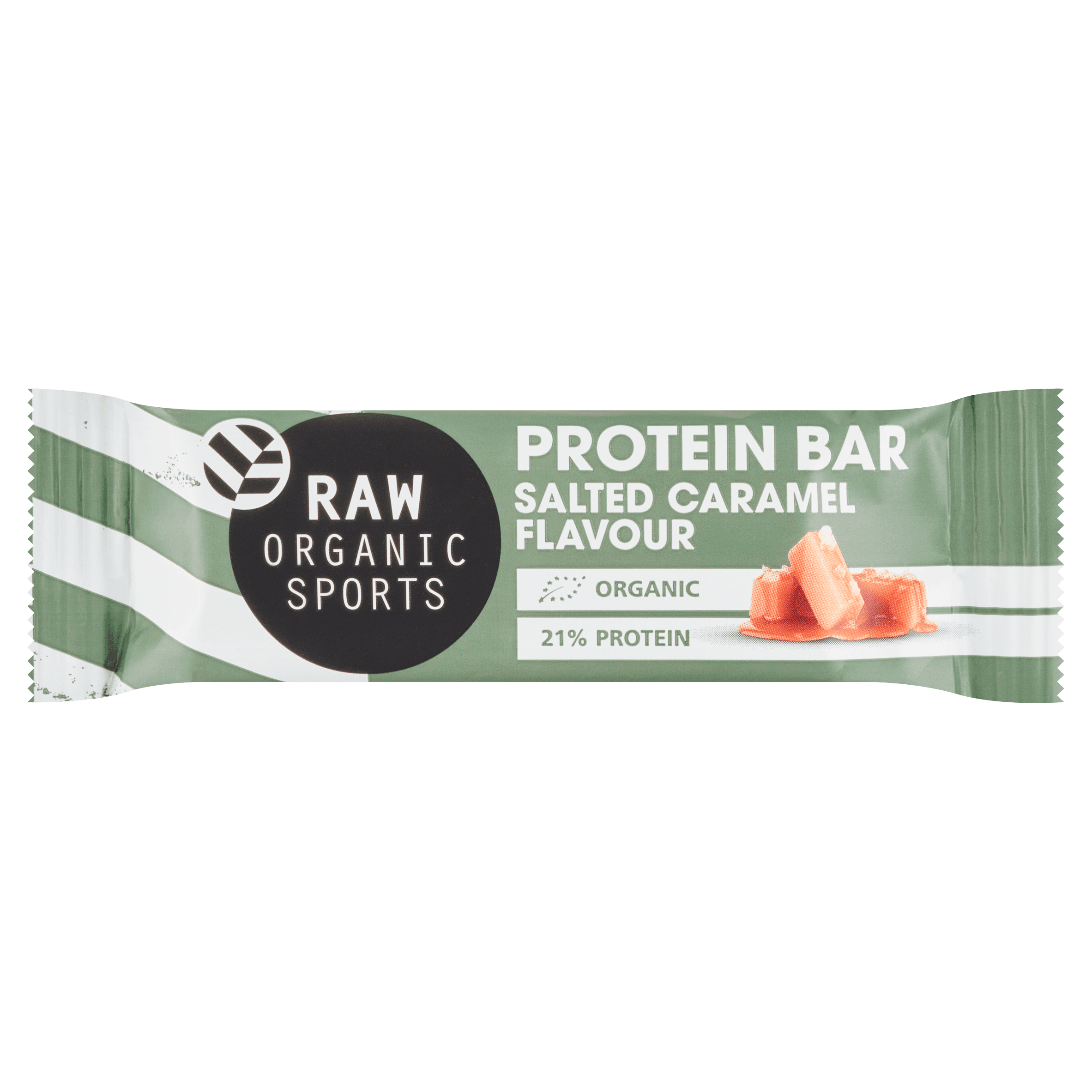 RAW Organic Sports Protein Salted Caramel Bar Bio