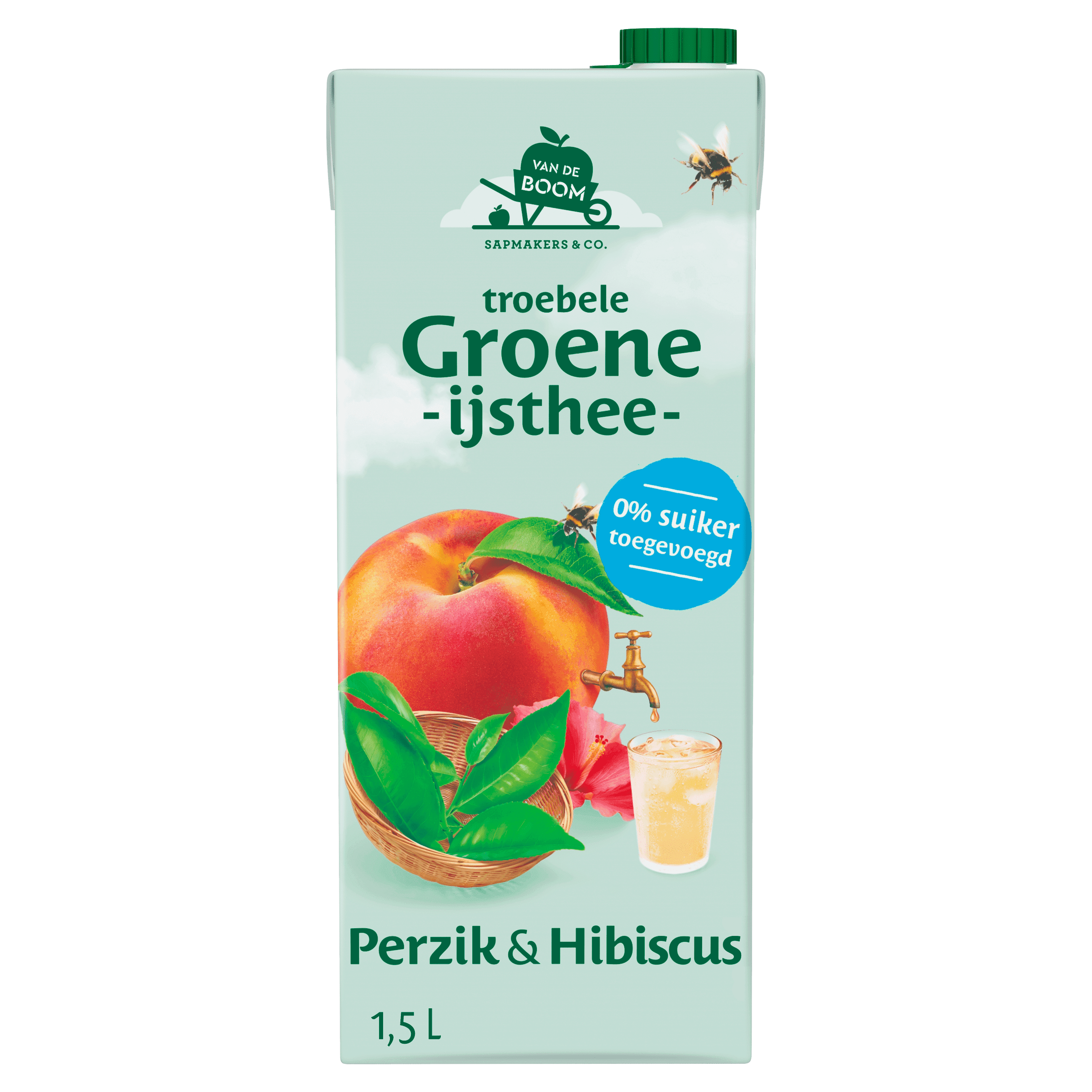 Van de Boom Groene thee perzik