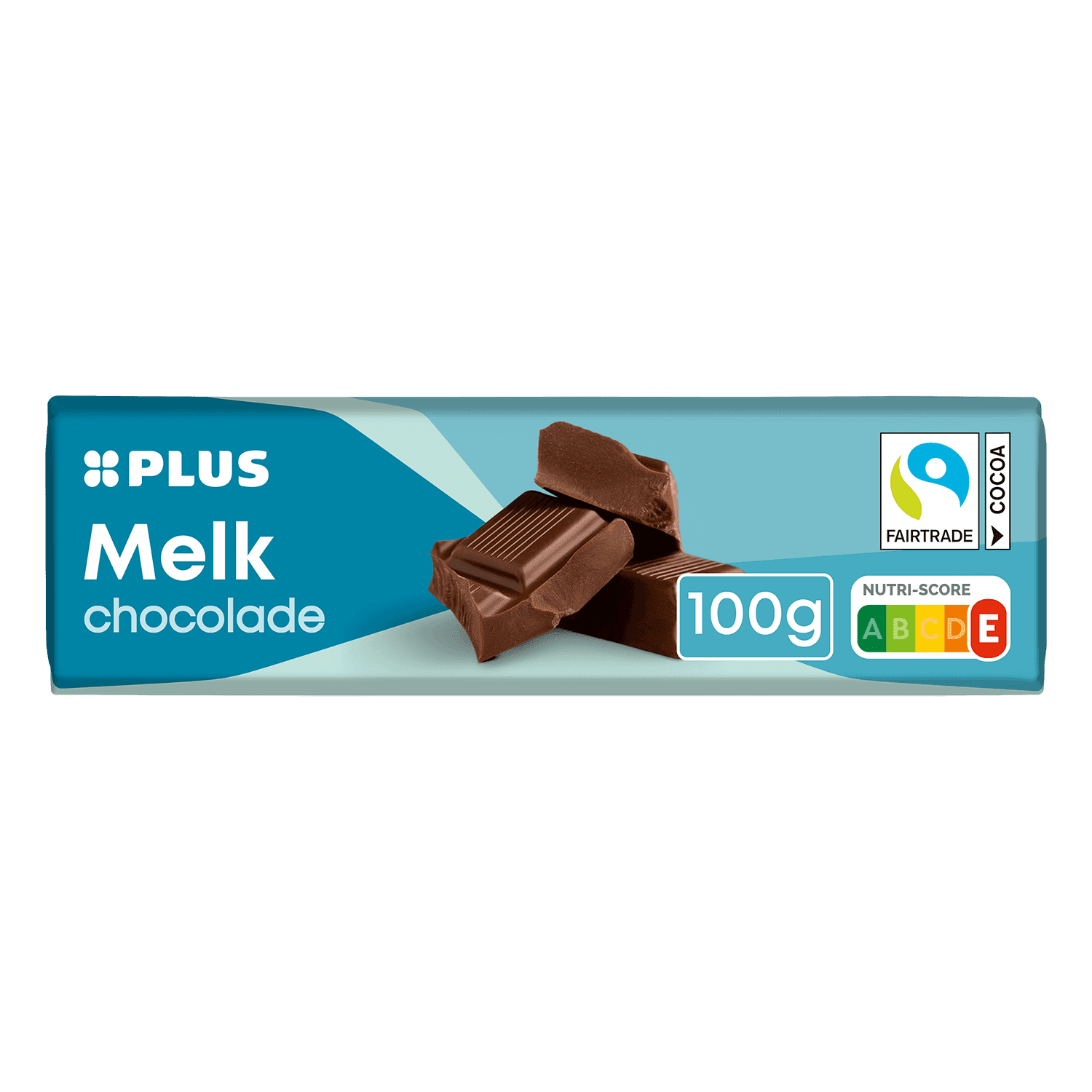 PLUS Chocoladereep melk Fairtrade