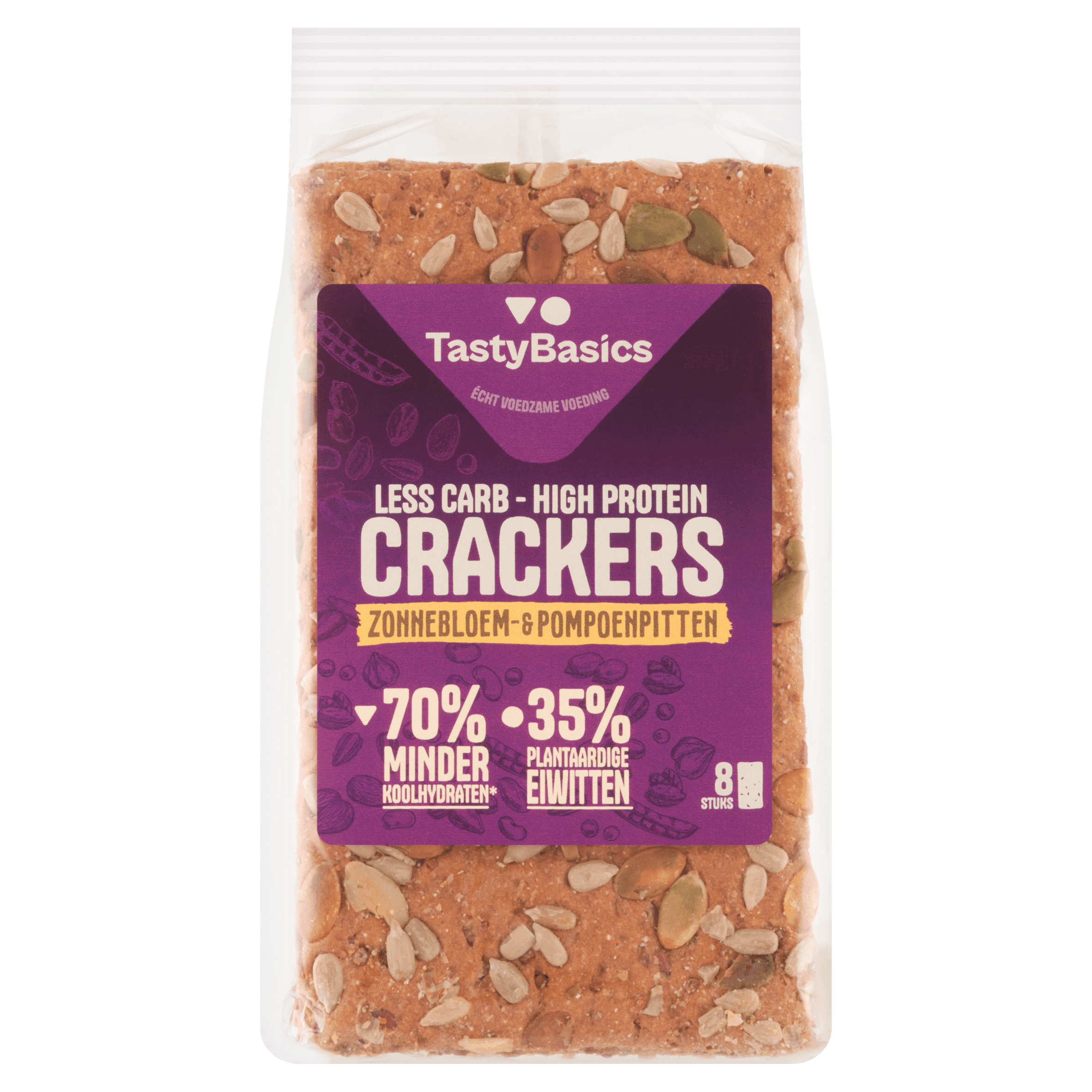 TastyBasics Cracker zonnebloem pompoenpit