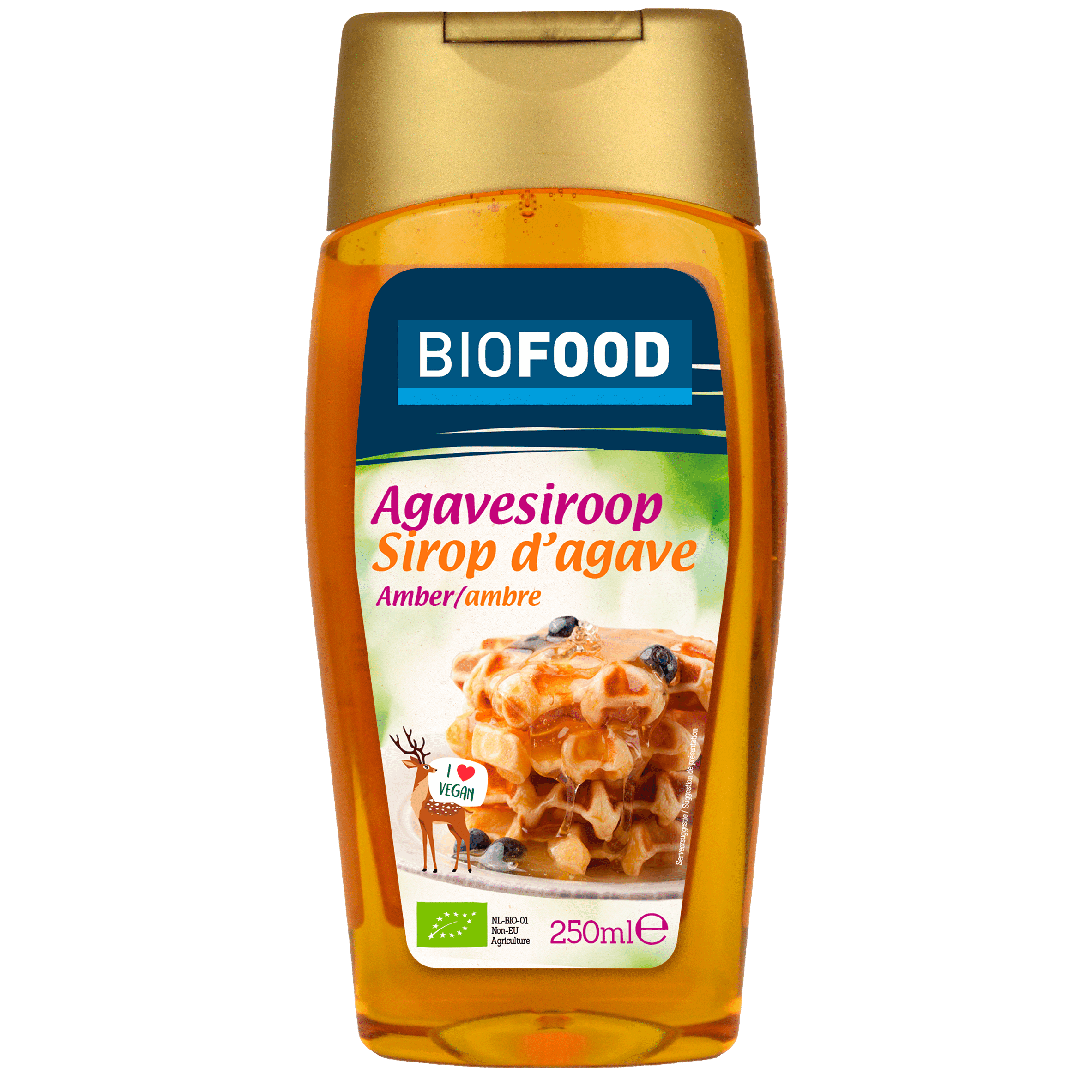 Biofood Agavesiroop amber bio