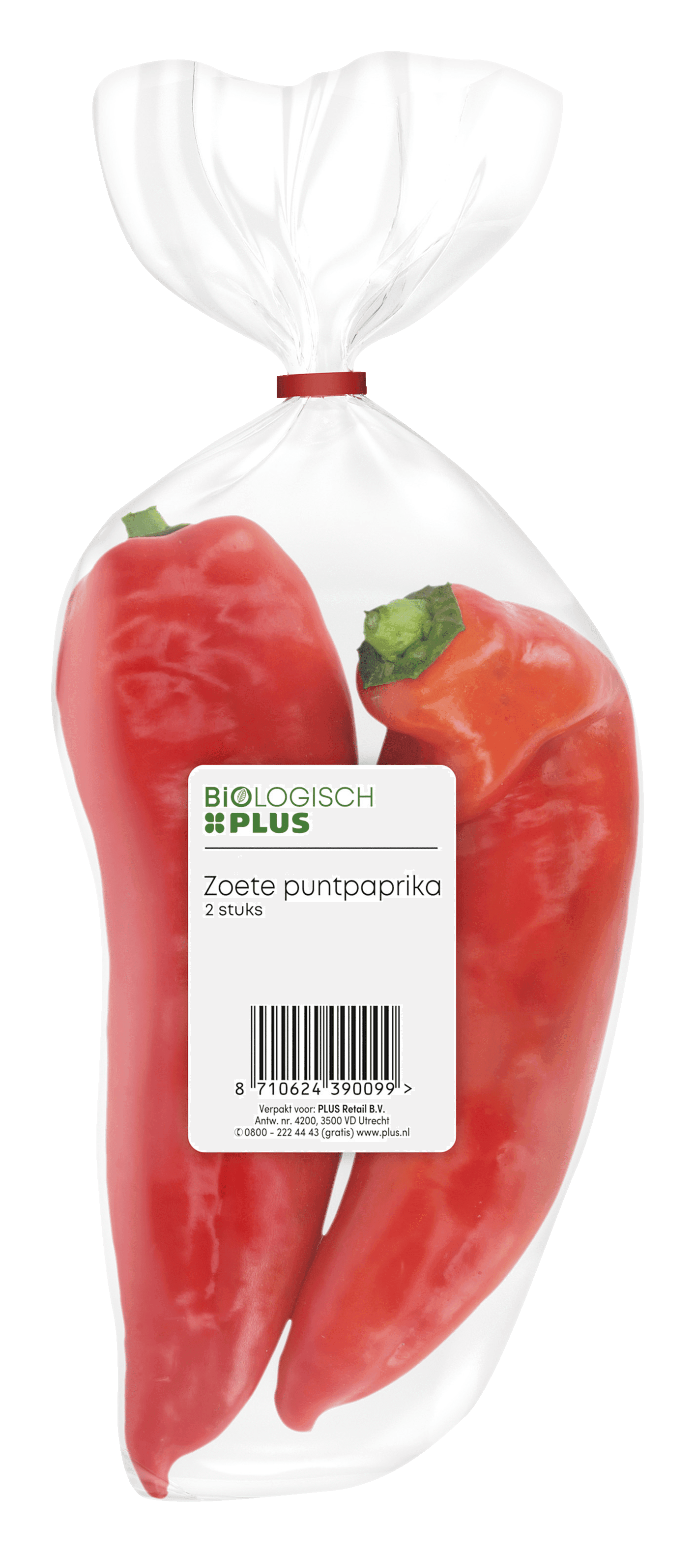 Biologisch PLUS Zoete puntpaprika biologisch