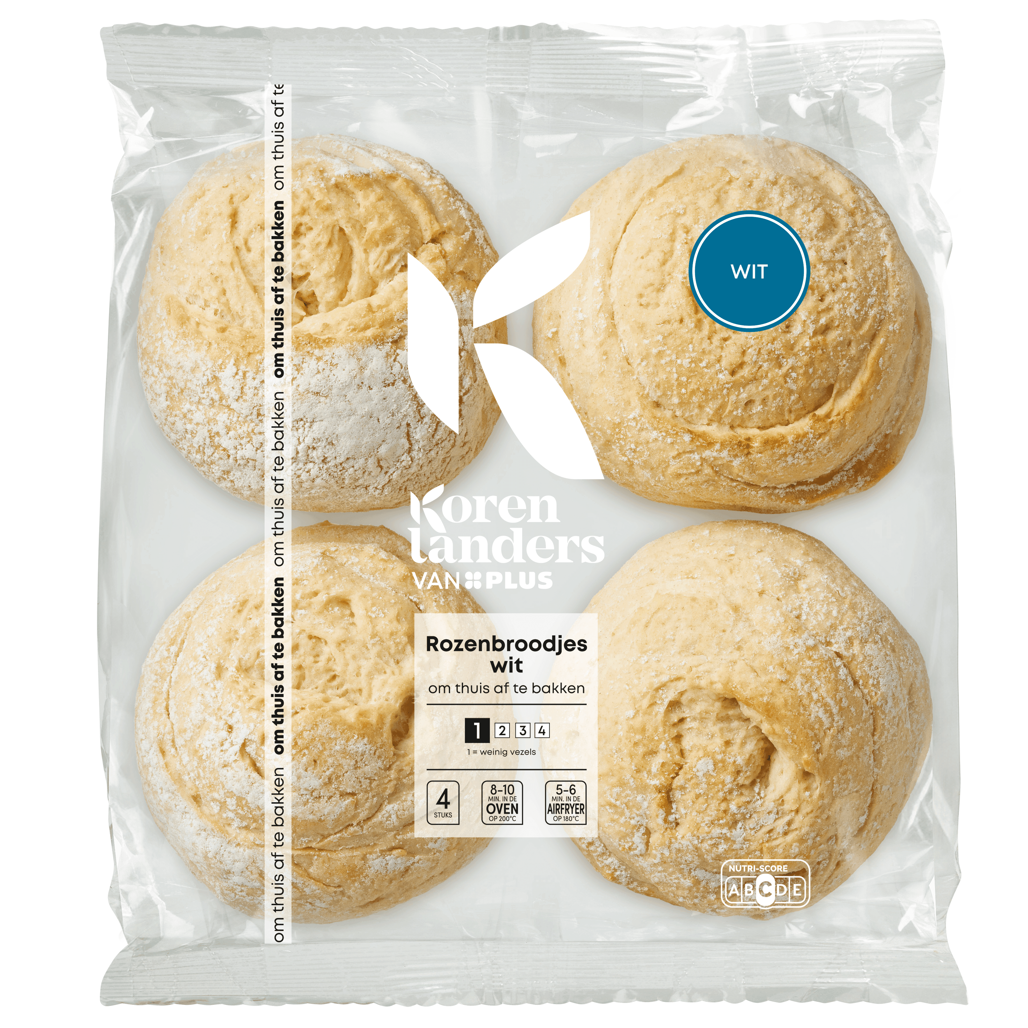 PLUS Korenlanders Rozenbroodjes Wit