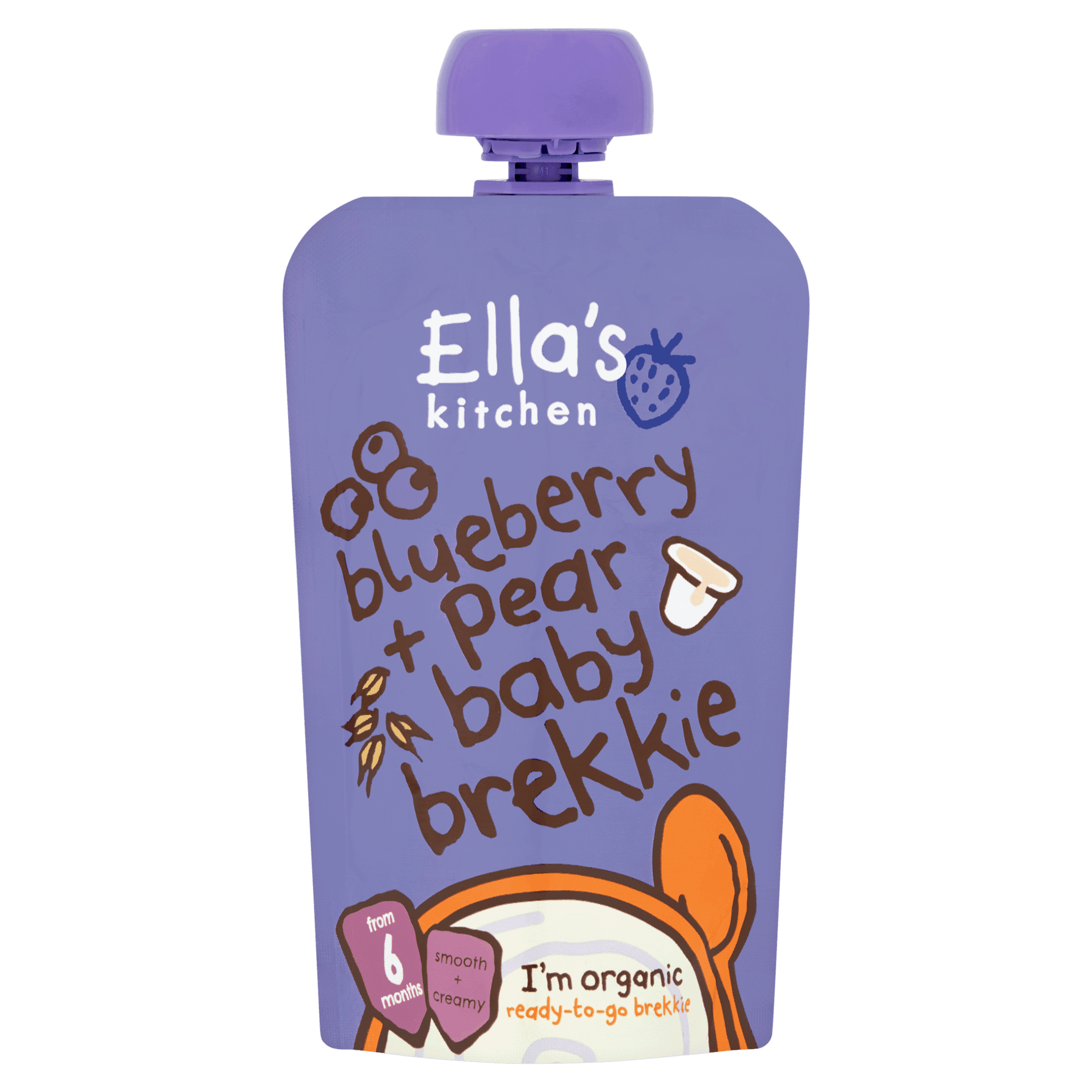 Ella's Kitchen Blueberry rijst yoghurt 6+